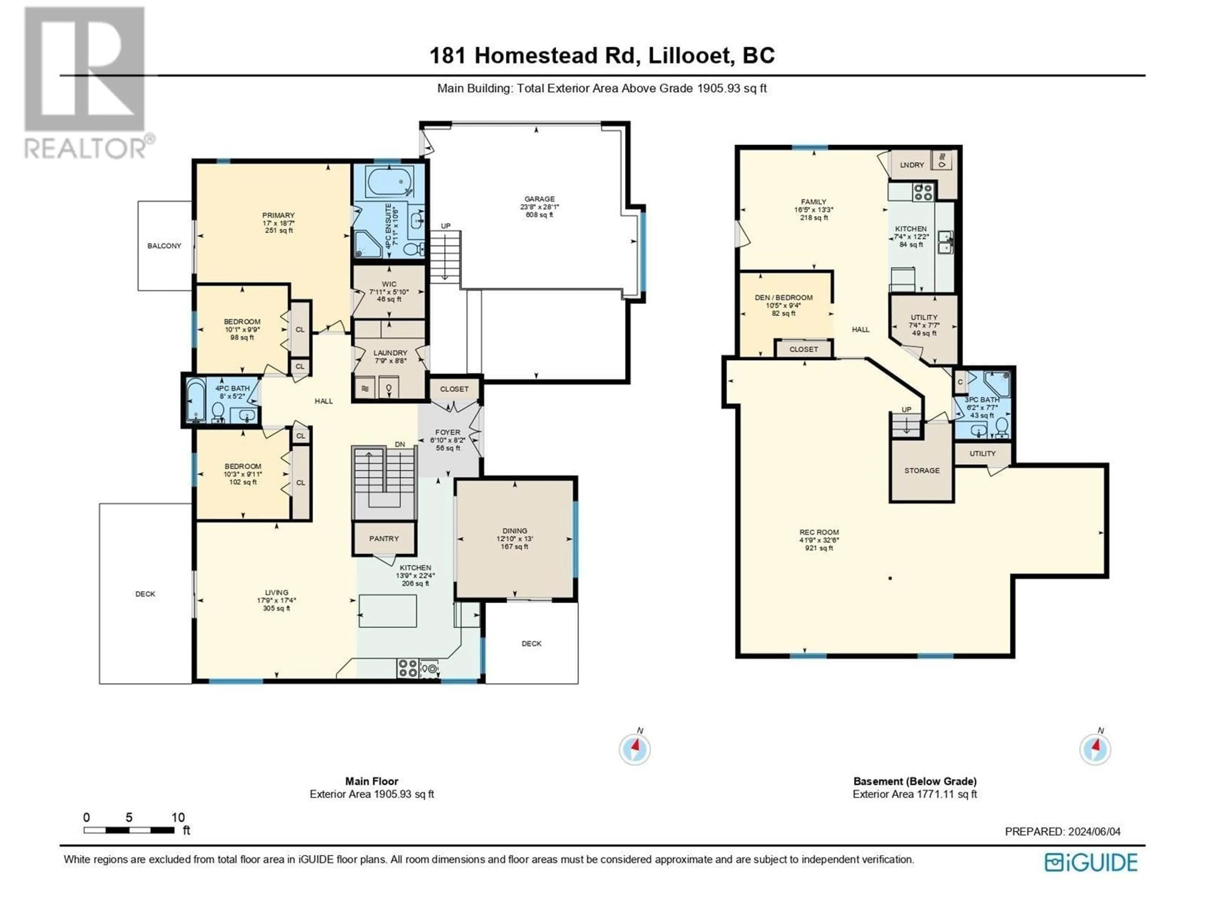 Floor plan for 181 HOMESTEAD Road, Lillooet British Columbia V0K1V0