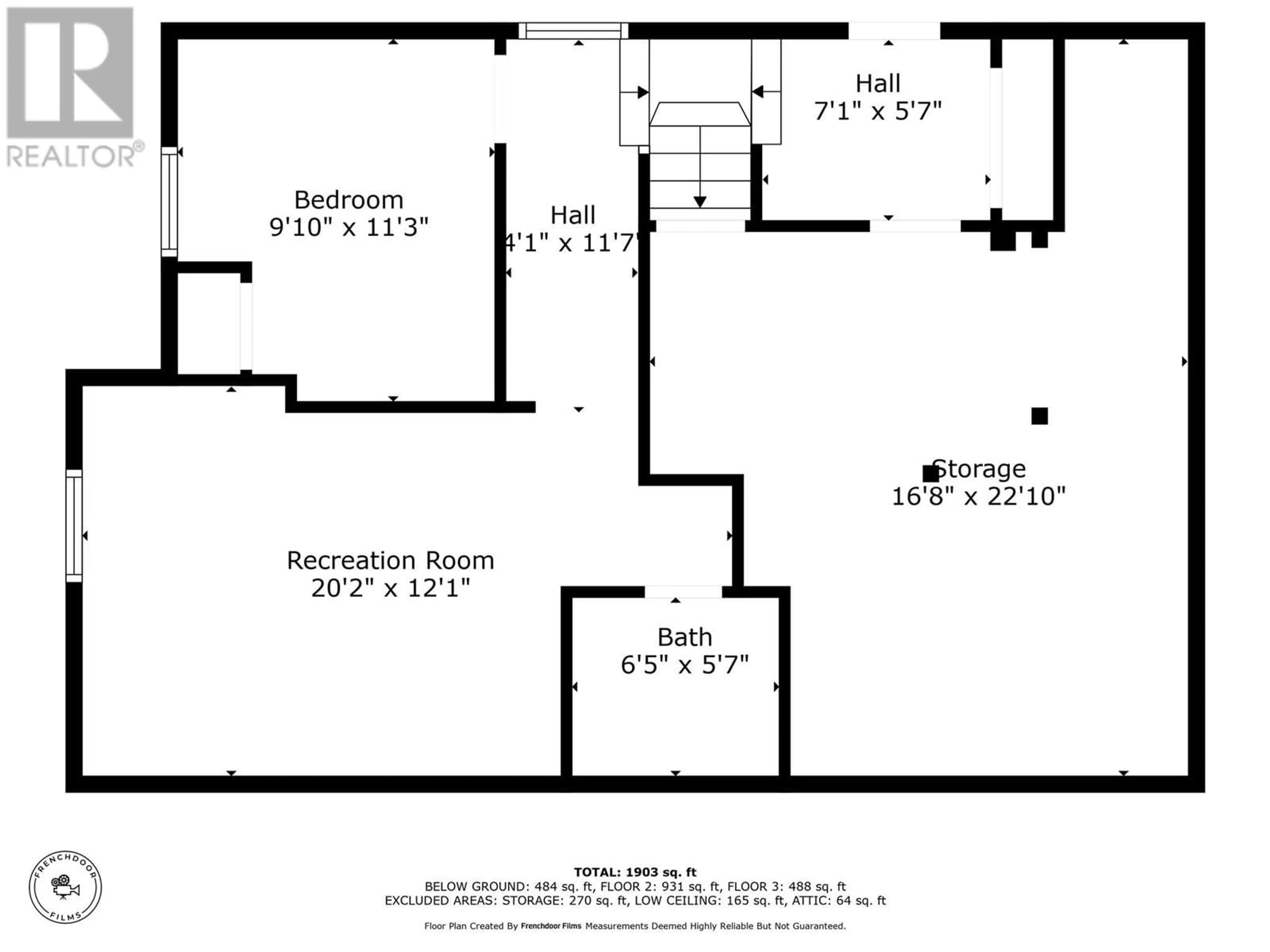 Floor plan for 3459 Bray Place, Kamloops British Columbia V2B6Y2