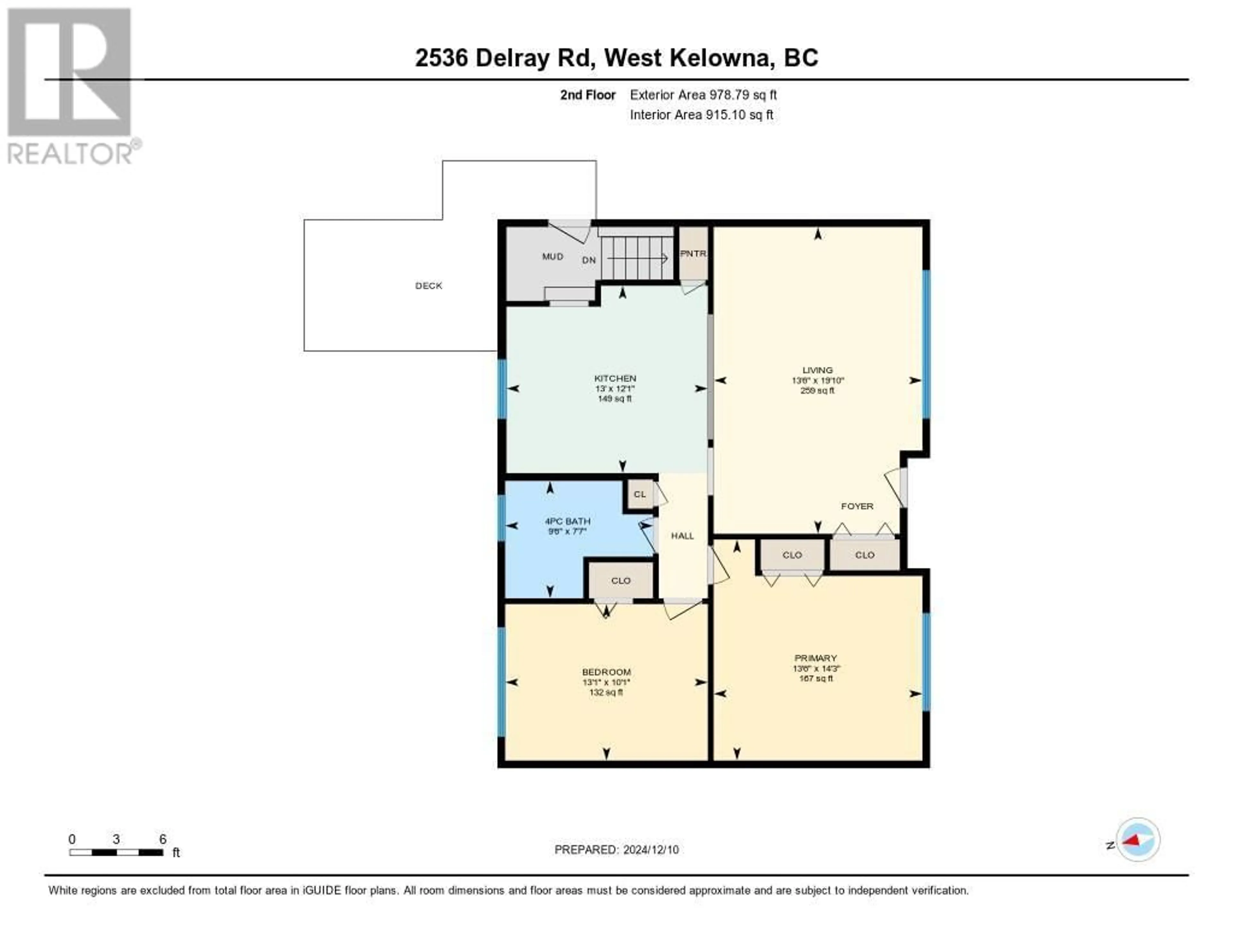 Floor plan for 2536 Delray Road, West Kelowna British Columbia V4T1P9