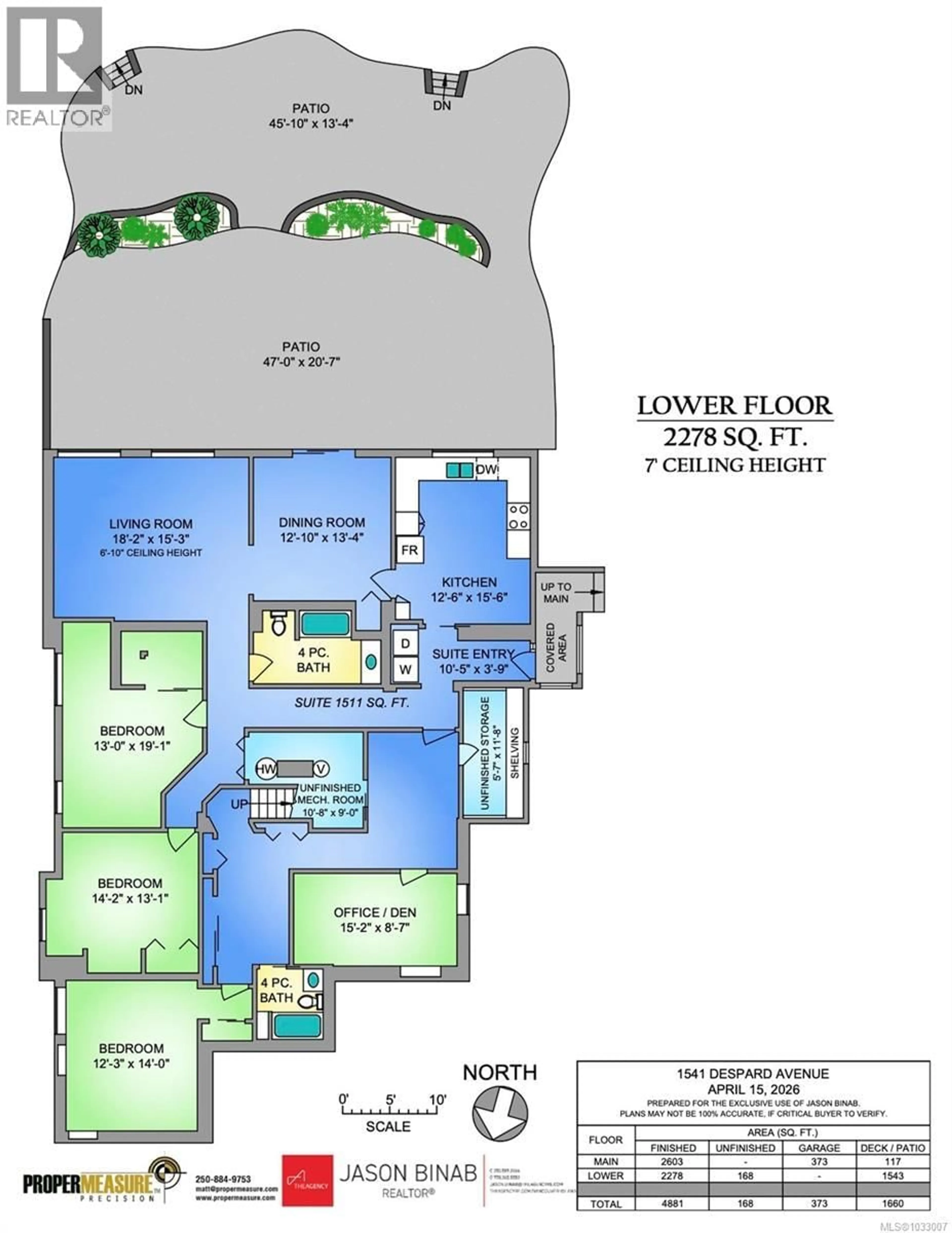 Floor plan for 1541 DESPARD AVENUE, Victoria British Columbia V8S1T2