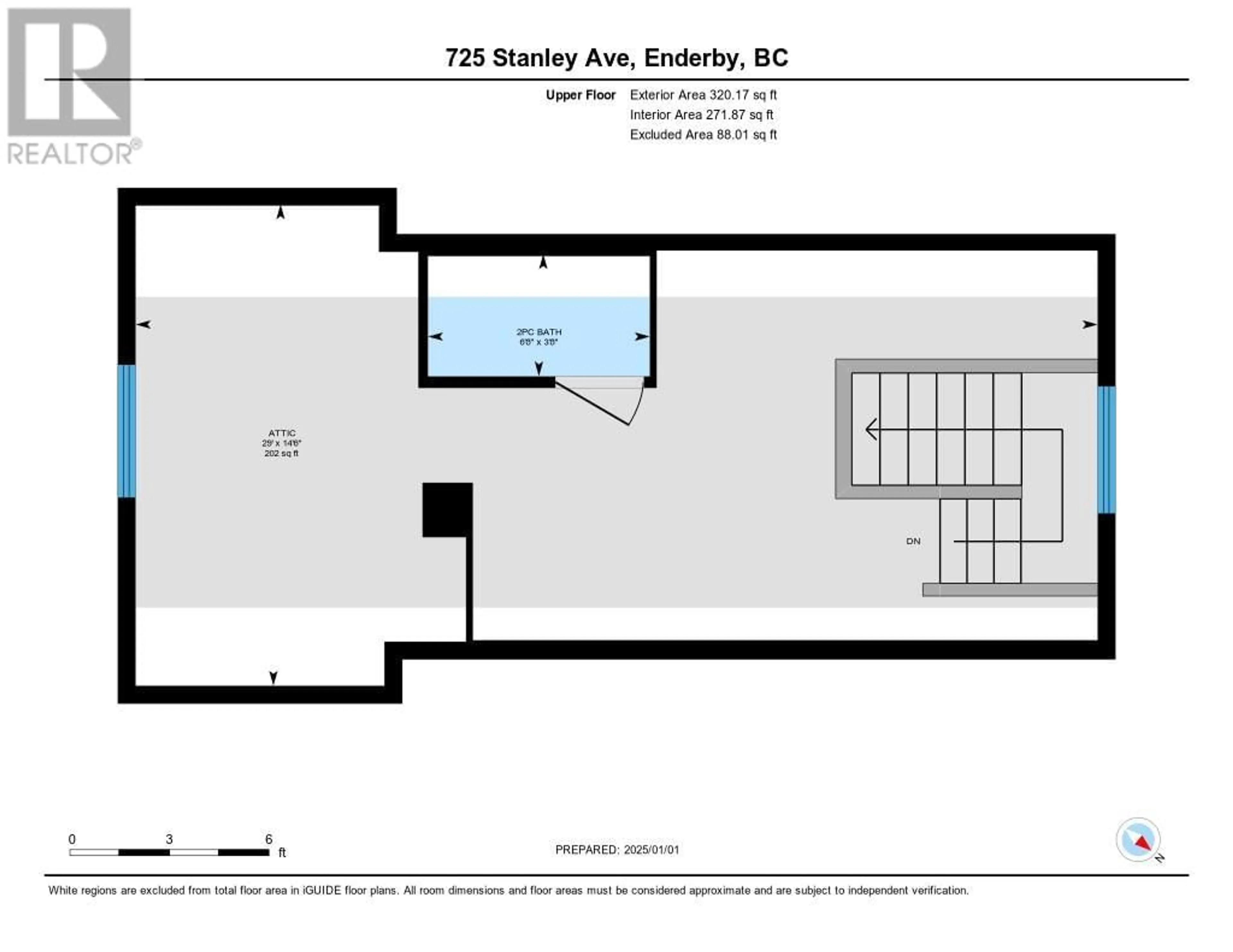 Floor plan for 725 Stanley Avenue, Enderby British Columbia V0E1V0