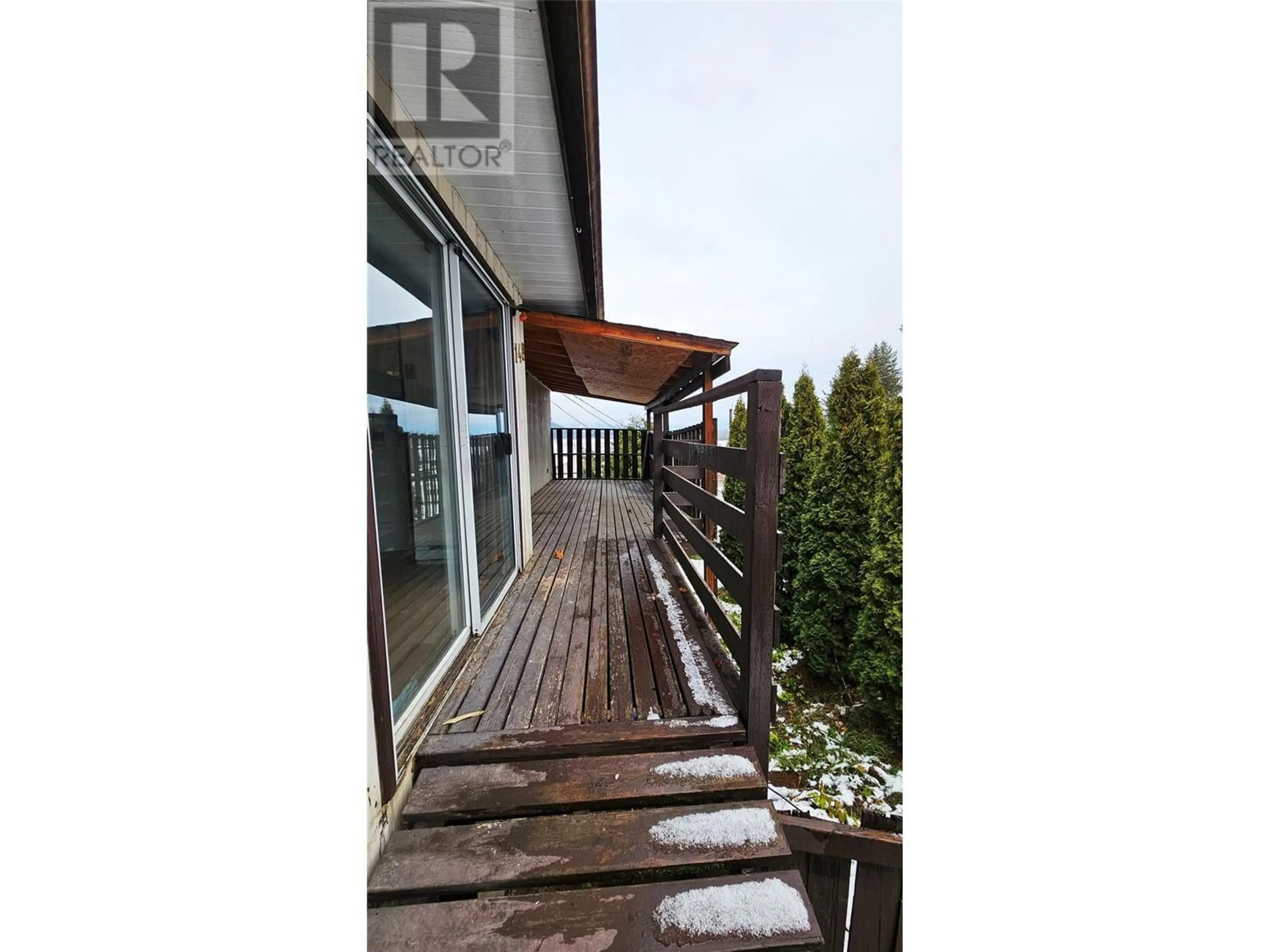 Patio, water/lake/river/ocean view for 148 Birch Crescent, Enderby British Columbia V0E1V1