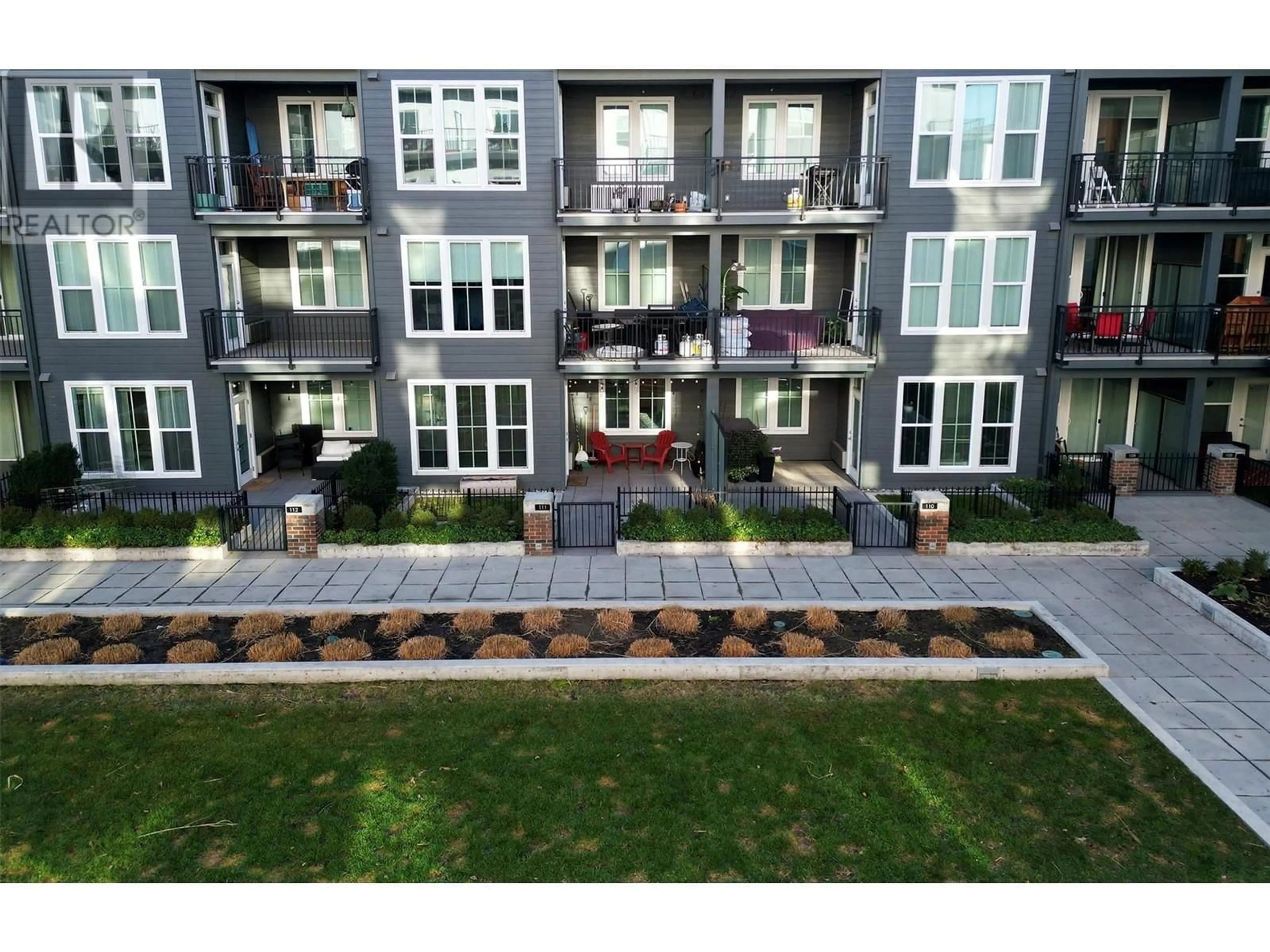 A pic from outside/outdoor area/front of a property/back of a property/a pic from drone, unknown for 1775 Chapman Place Unit# 111 Lot# SL10, Kelowna British Columbia V1Y0G3