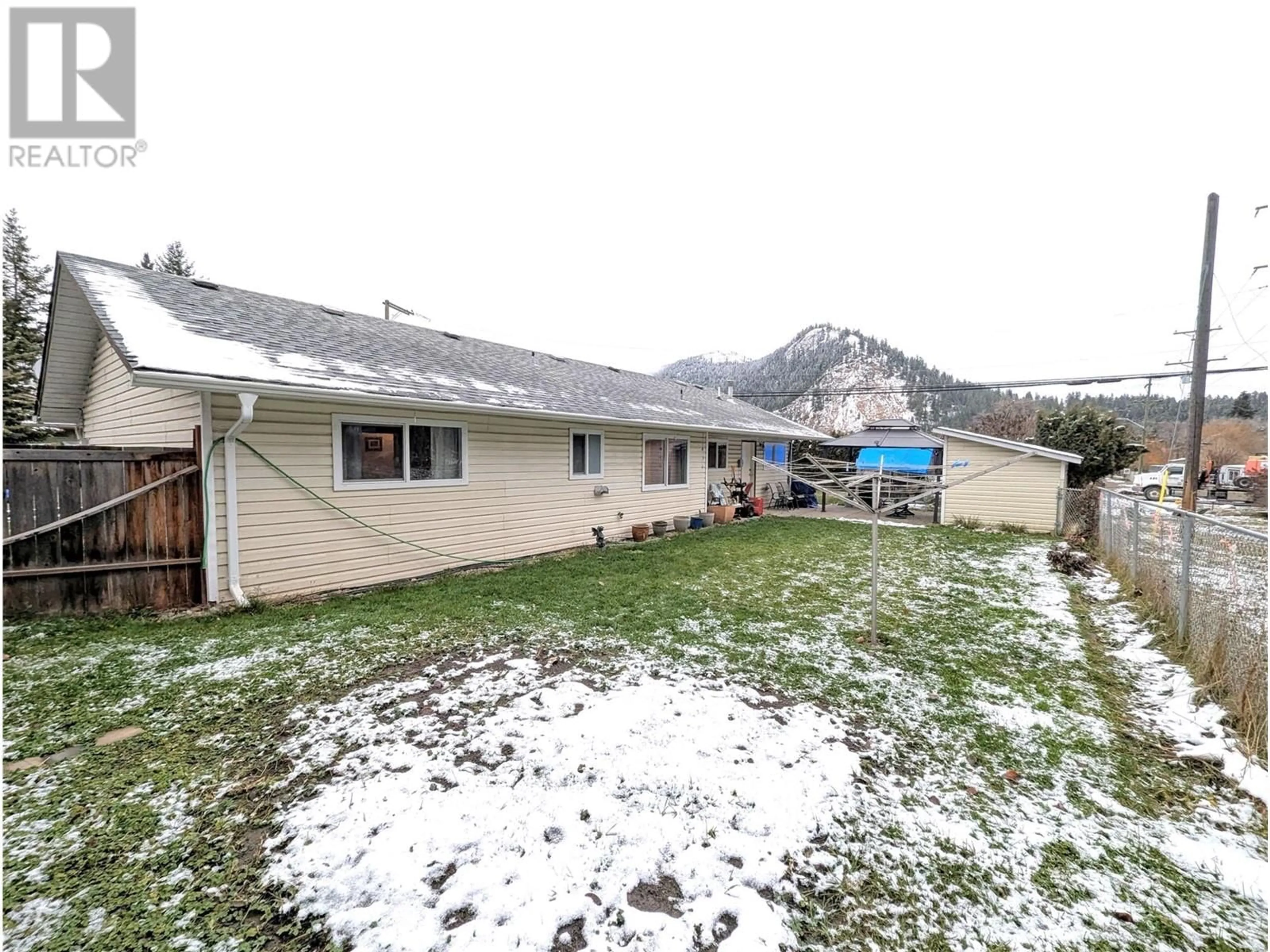 A pic from outside/outdoor area/front of a property/back of a property/a pic from drone, mountain view for 2200 LeBlanc Street, Lumby British Columbia V0E2G0