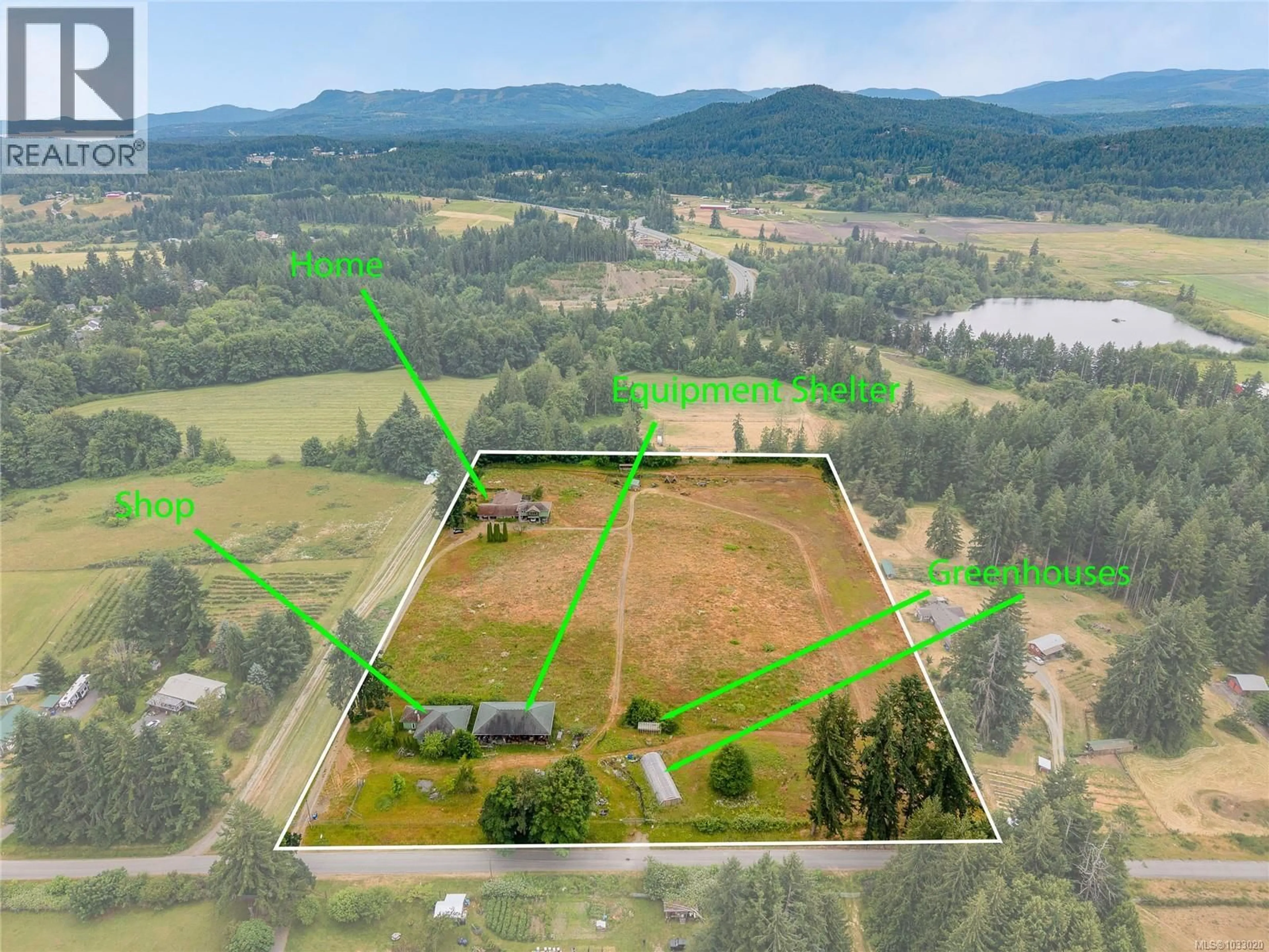 A pic from outside/outdoor area/front of a property/back of a property/a pic from drone, water/lake/river/ocean view for 1550 ROBSON LANE SOUTH, Cowichan Bay British Columbia V0R1N1