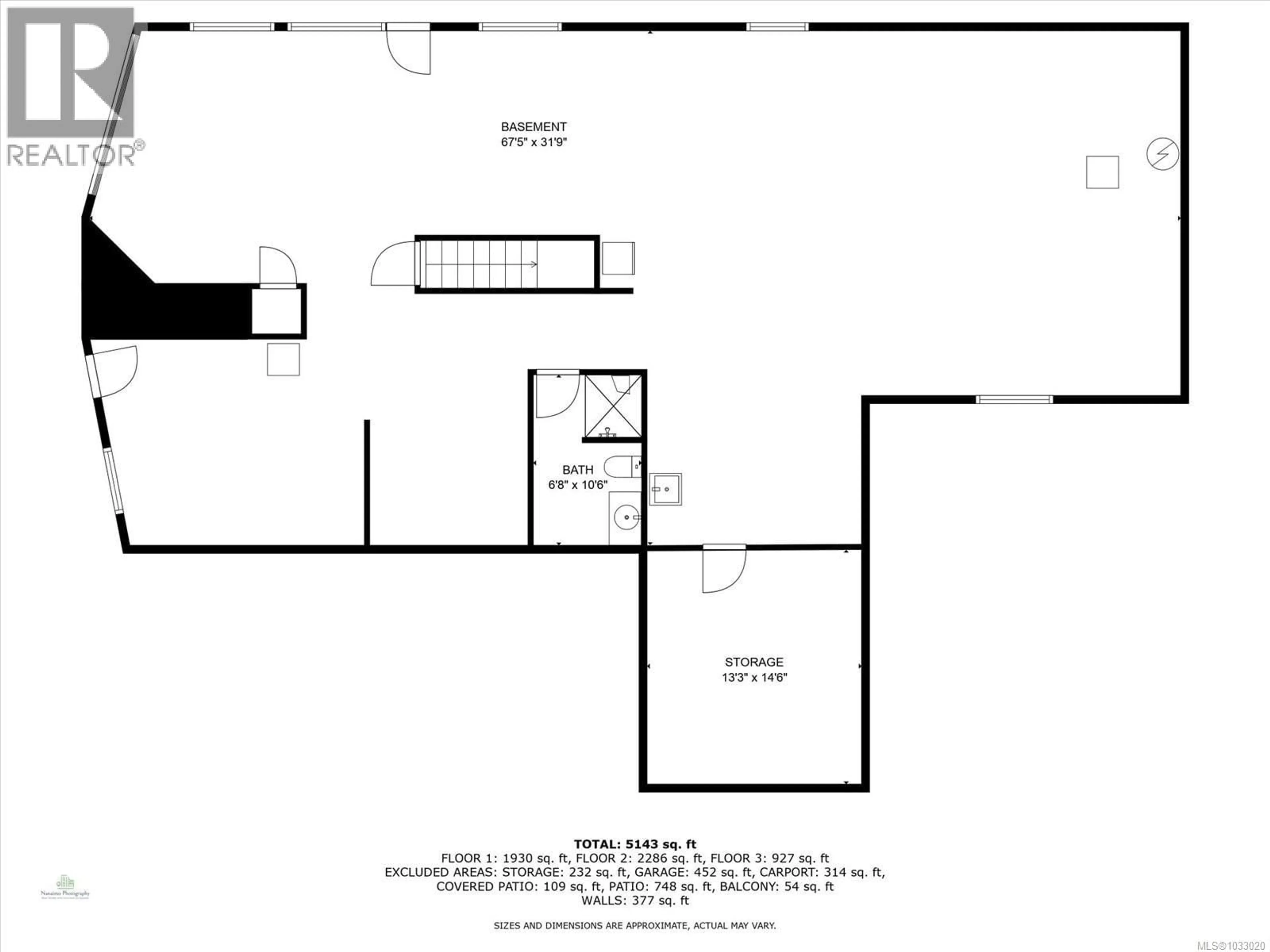 Floor plan for 1550 ROBSON LANE SOUTH, Cowichan Bay British Columbia V0R1N1