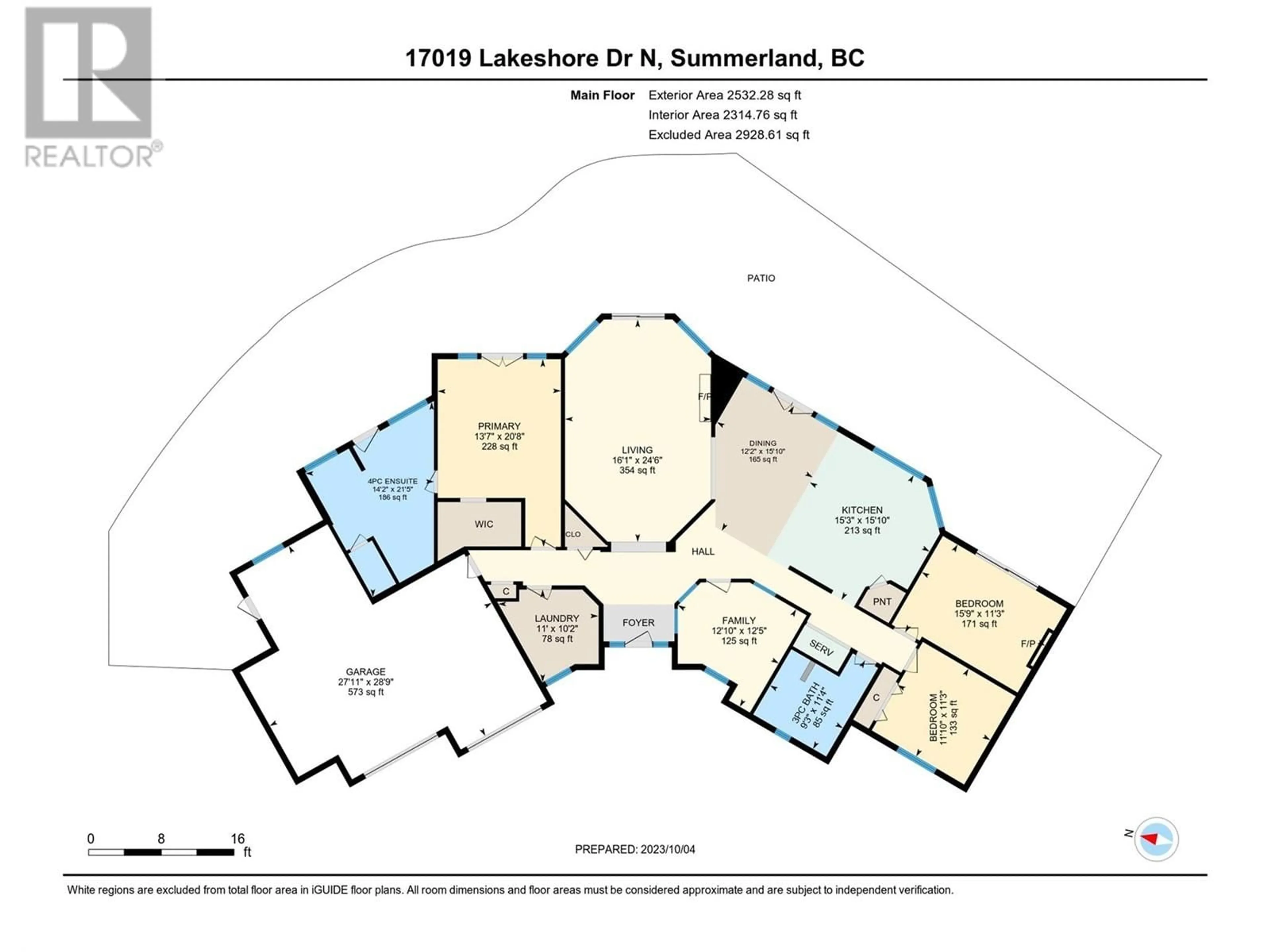 Floor plan for 17019 Lakeshore Drive N, Summerland British Columbia V0H1Z6