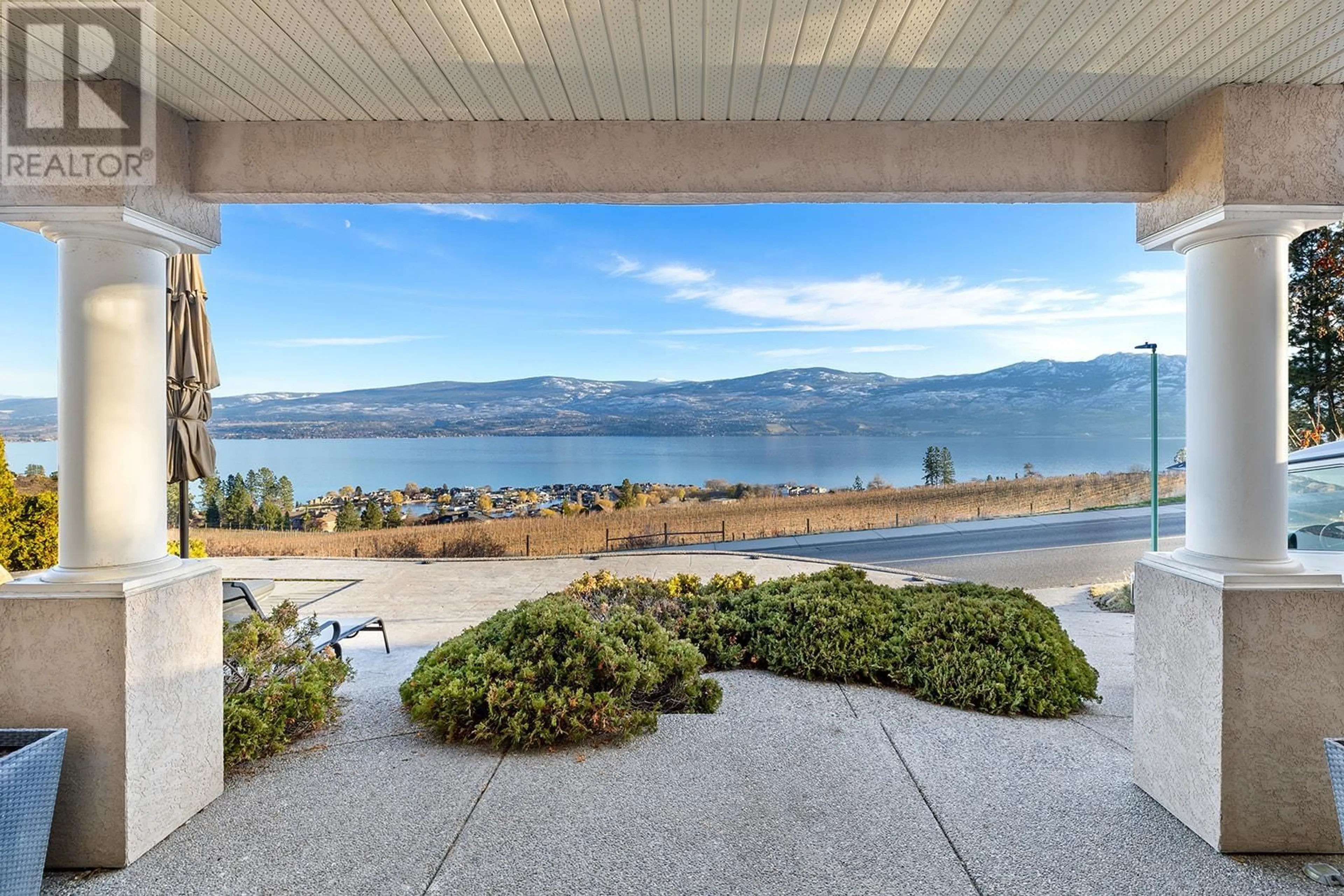 Patio, water/lake/river/ocean view for 1620 Mission Hill Road, West Kelowna British Columbia V4T2M4