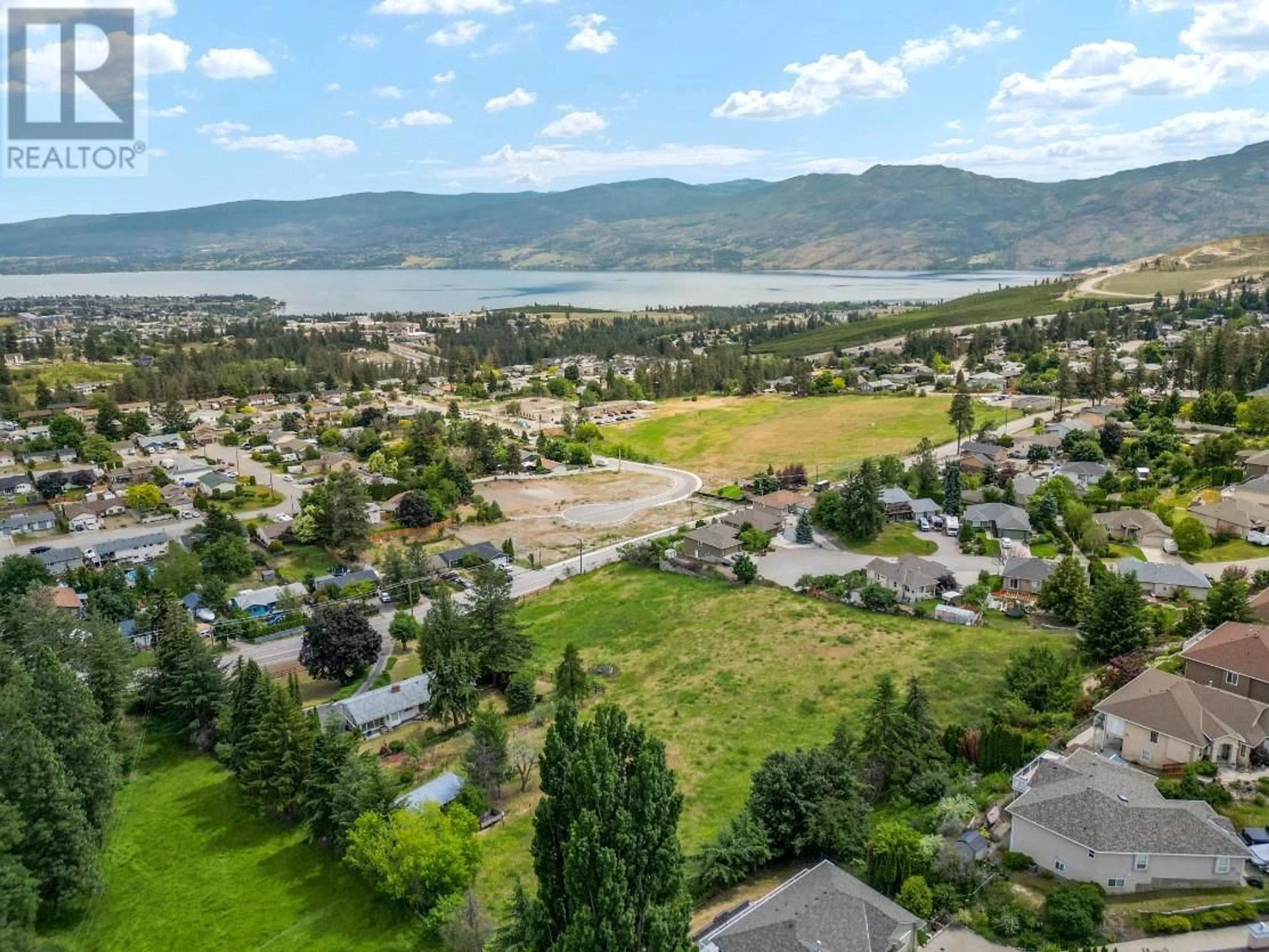 A pic from outside/outdoor area/front of a property/back of a property/a pic from drone, mountain view for 3620 WEBBER Road, West Kelowna British Columbia V4T1J9