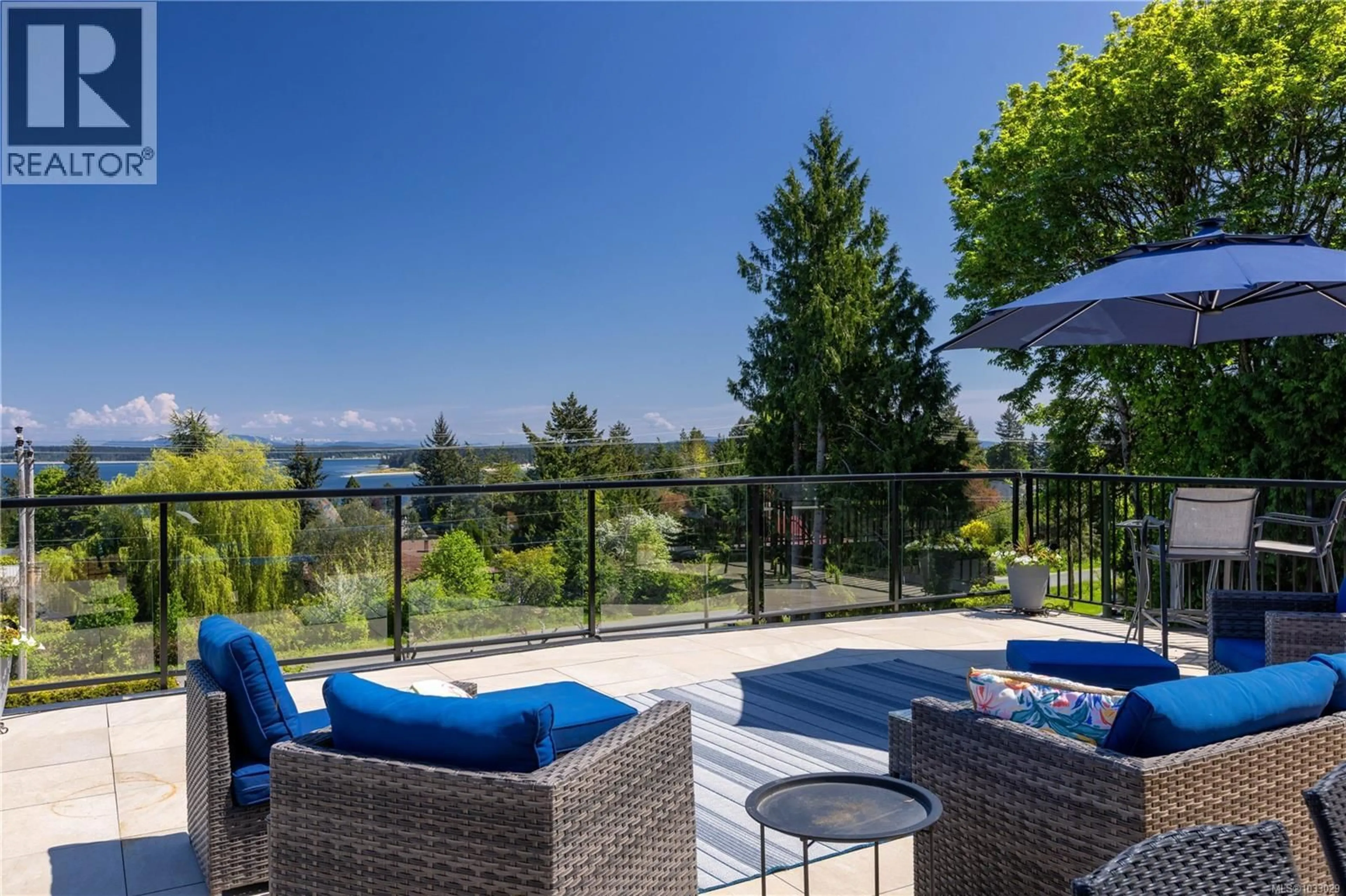 Patio, water/lake/river/ocean view for 8630 ALDOUS TERRACE, North Saanich British Columbia V8L1L2