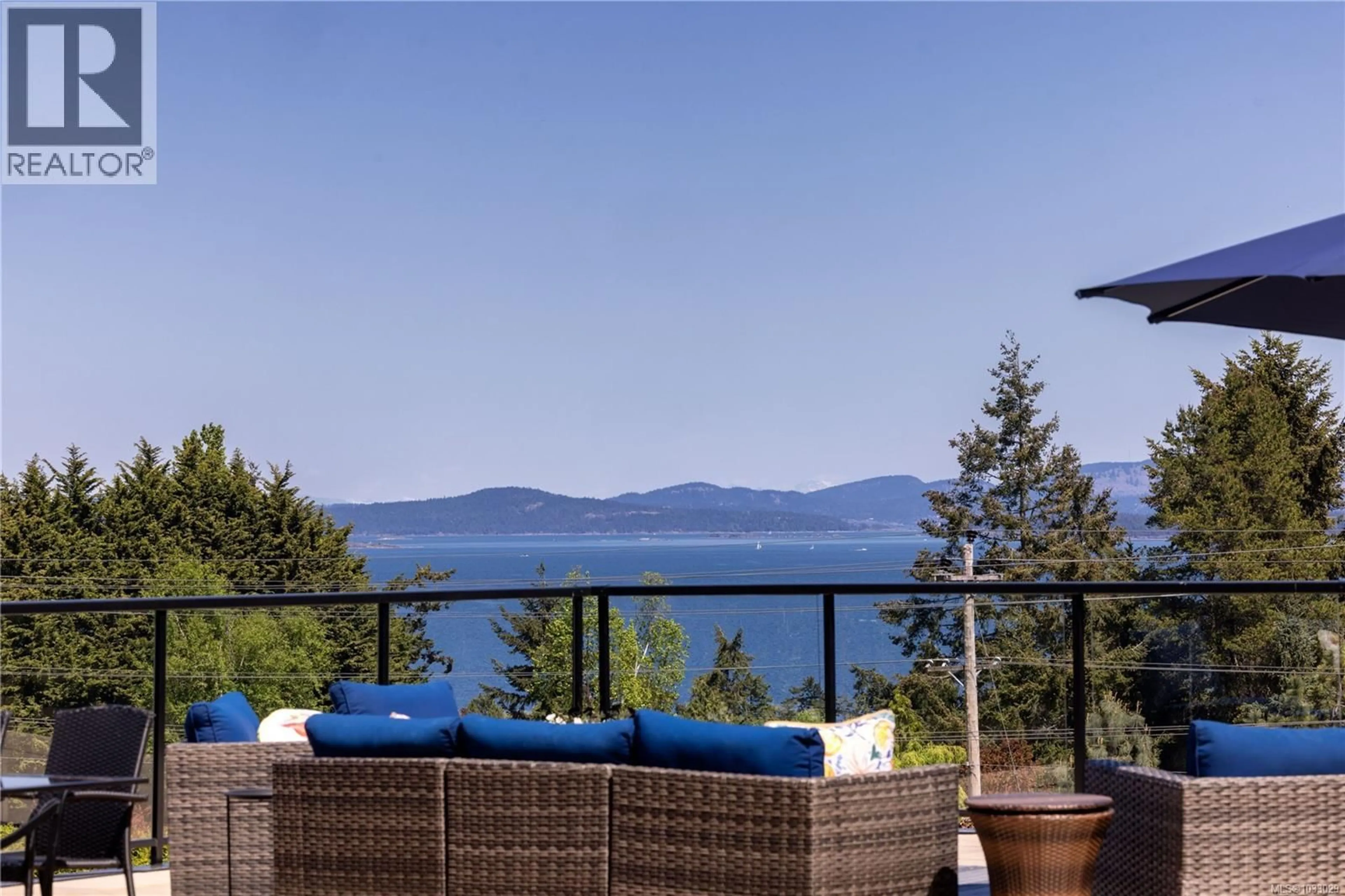 Patio, water/lake/river/ocean view for 8630 ALDOUS TERRACE, North Saanich British Columbia V8L1L2