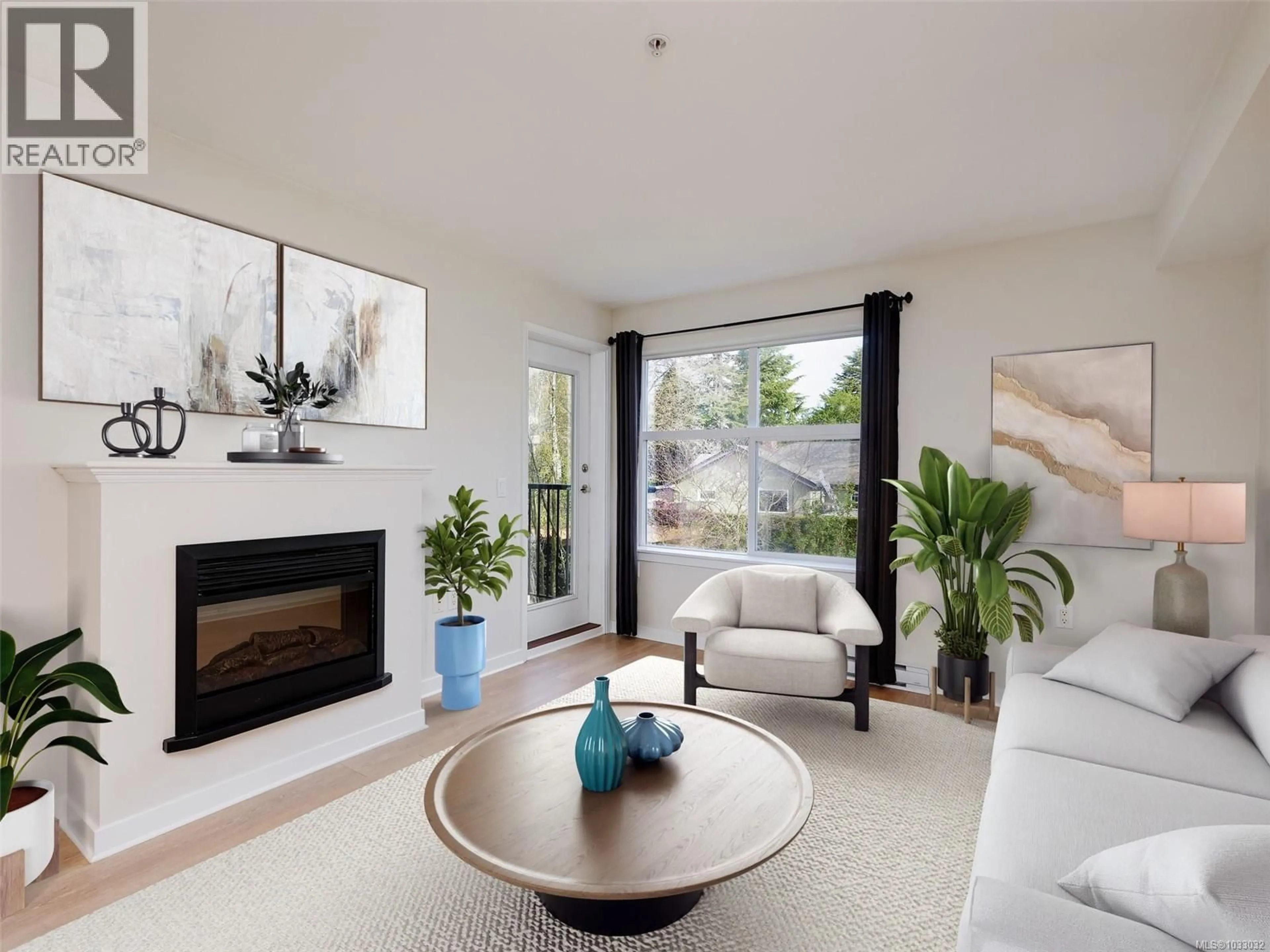 Living room with furniture, unknown for 205 - 1618 NORTH DAIRY ROAD, Saanich British Columbia V8T3V5