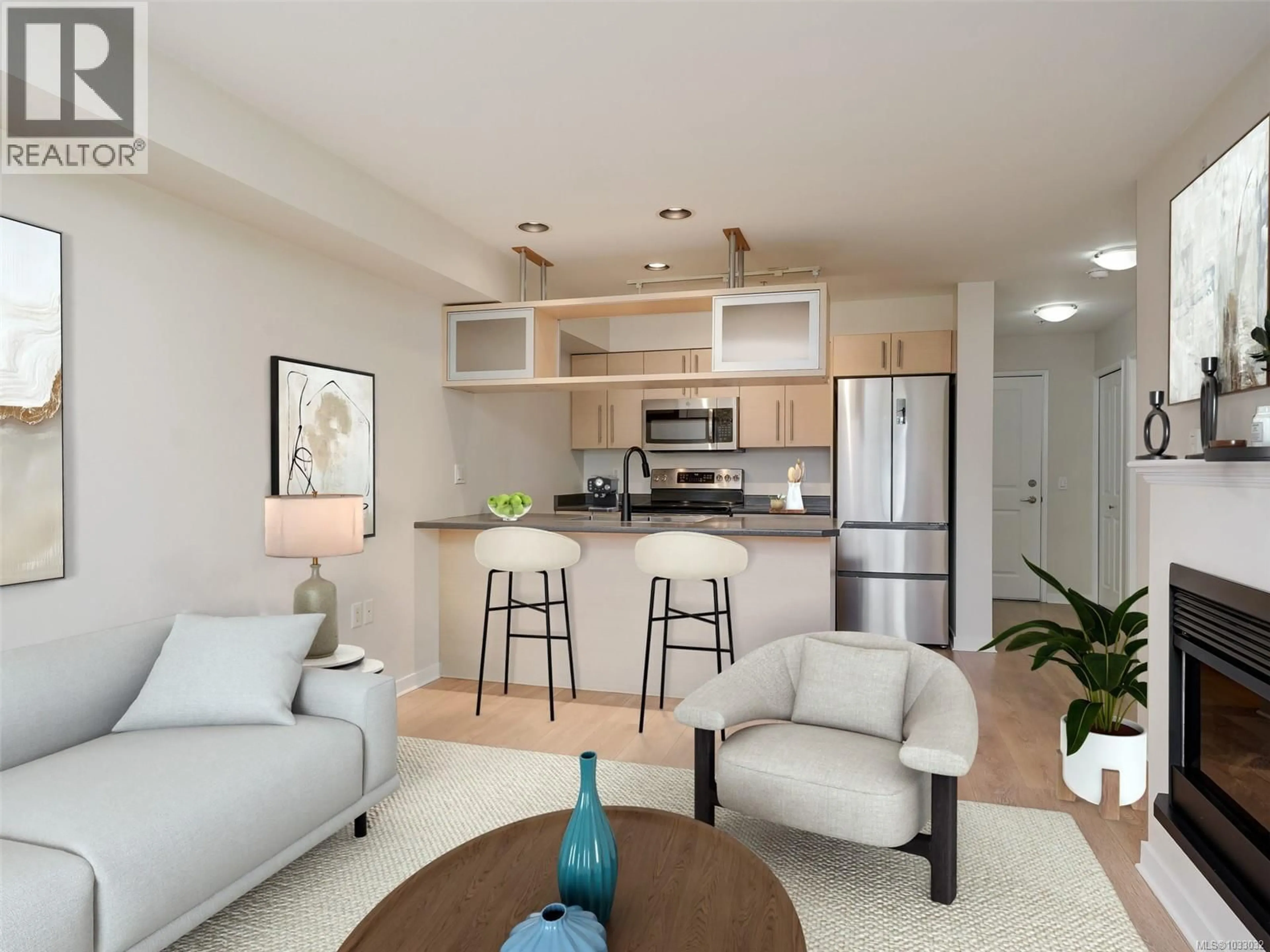 Open concept kitchen, unknown for 205 - 1618 NORTH DAIRY ROAD, Saanich British Columbia V8T3V5