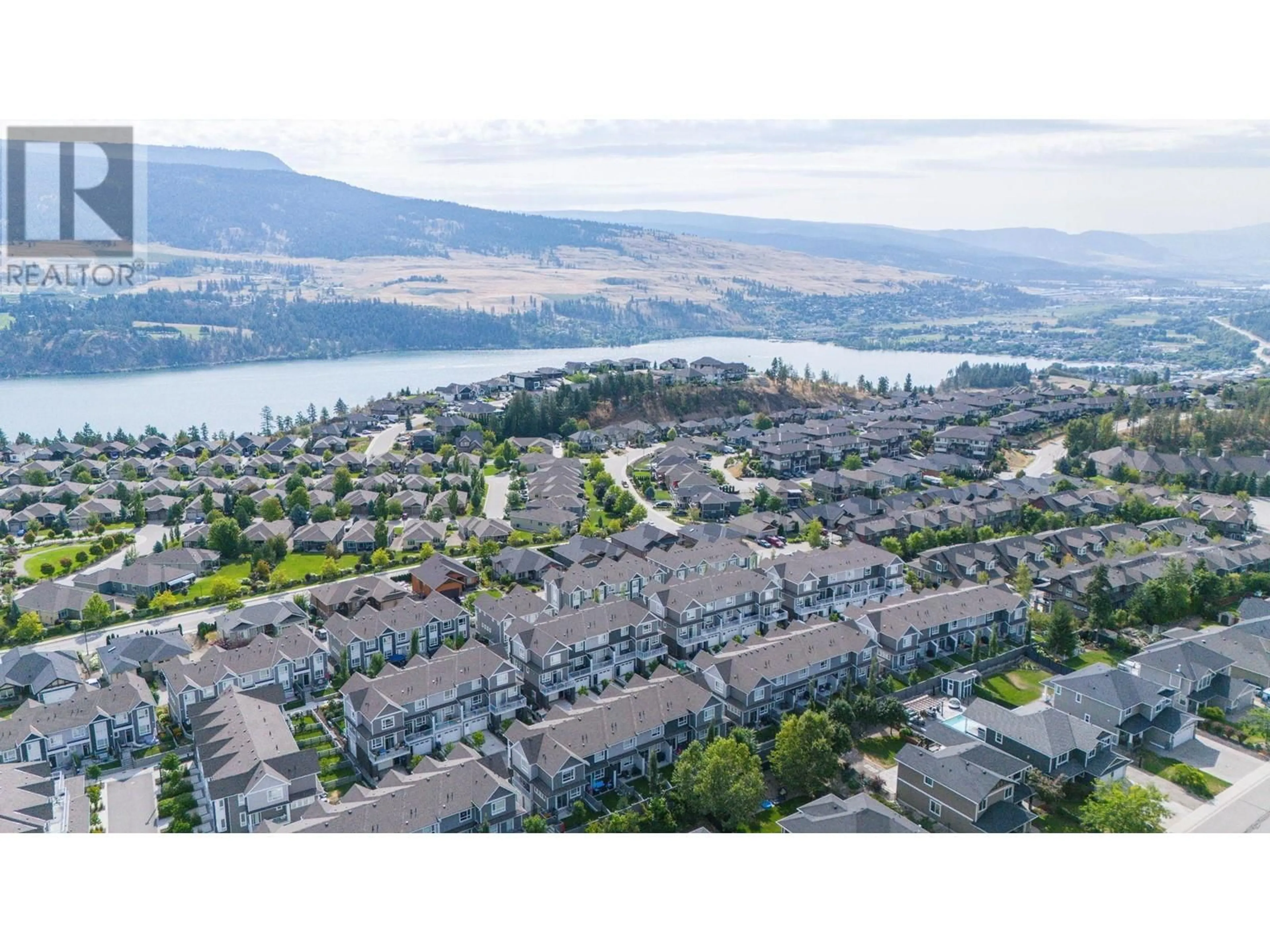 A pic from outside/outdoor area/front of a property/back of a property/a pic from drone, water/lake/river/ocean view for 13098 Shoreline Way Unit# 60, Lake Country British Columbia V4A0A8