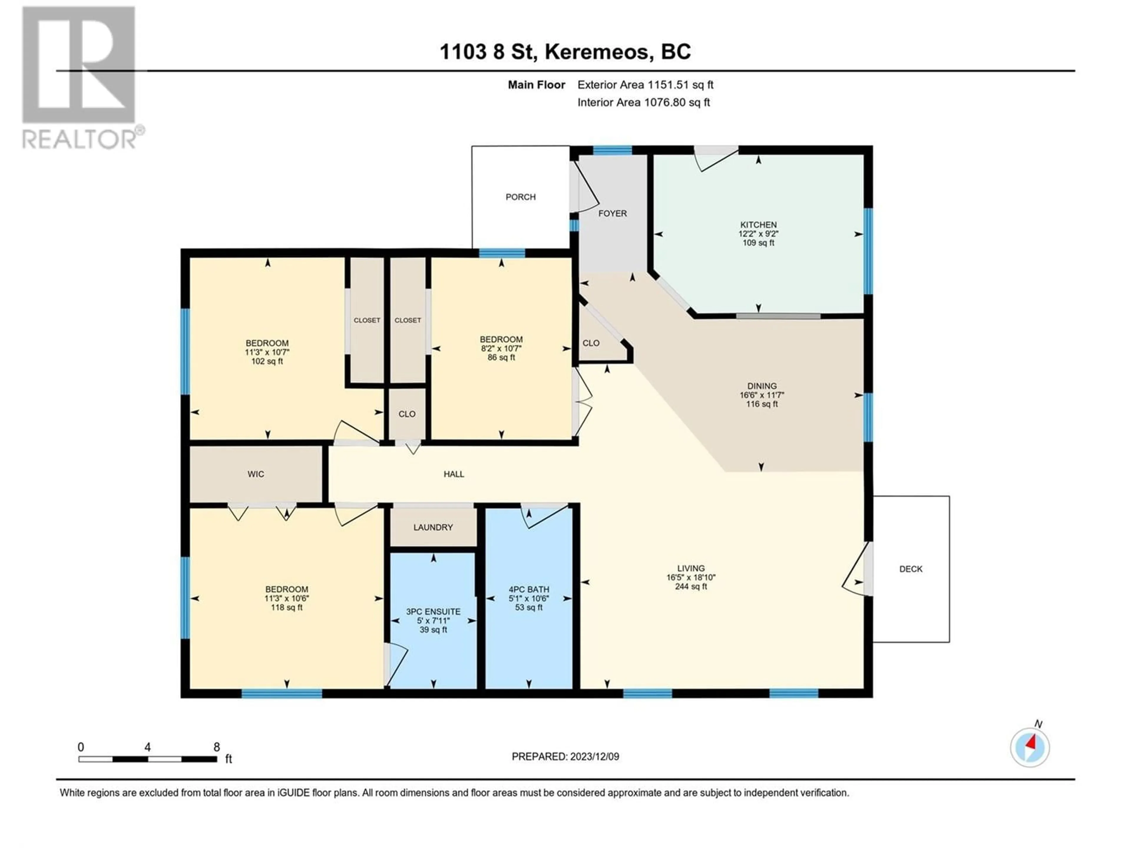 Floor plan for 1103 8th Street, Keremeos British Columbia V0X1N3