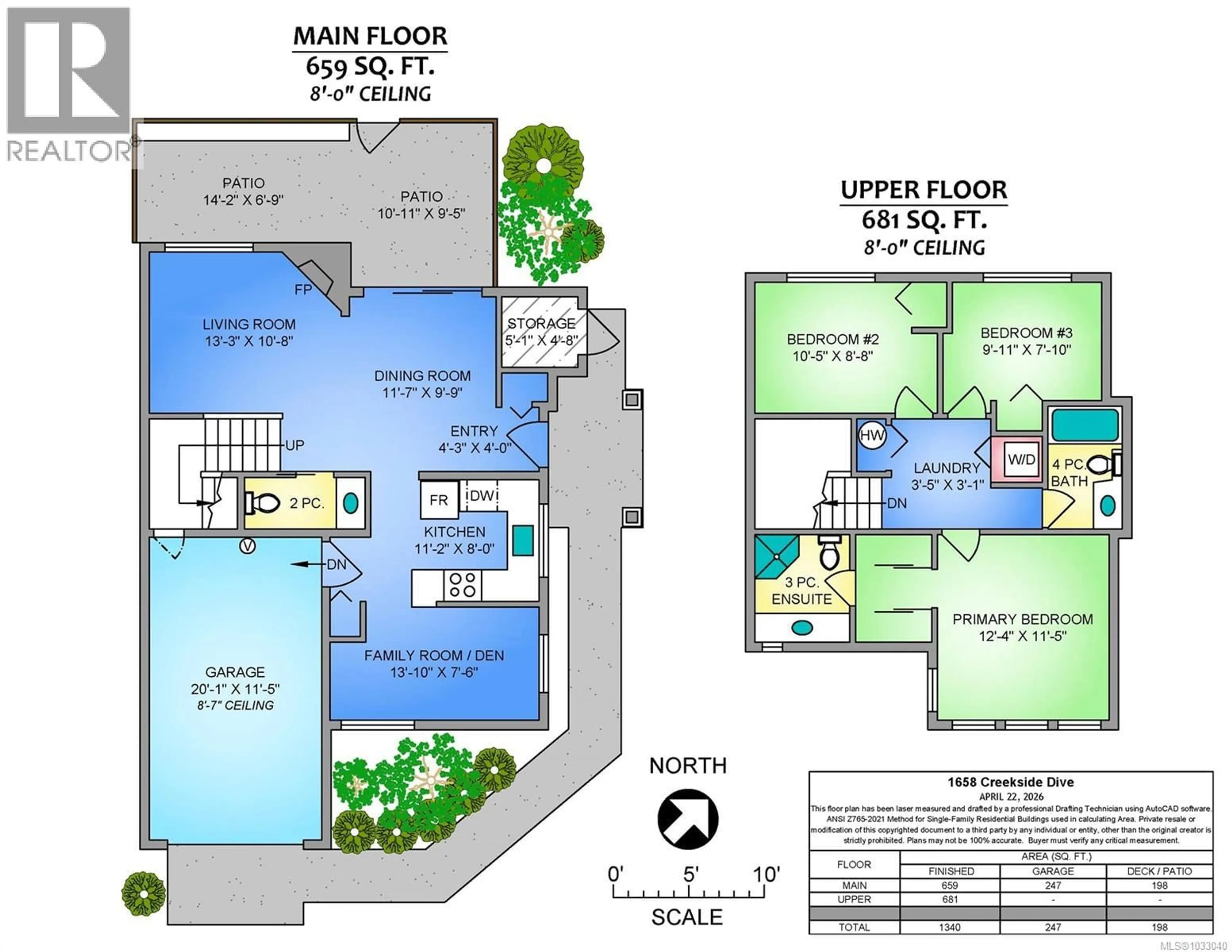Floor plan for 1658 CREEKSIDE DRIVE, Nanaimo British Columbia V9S5V8
