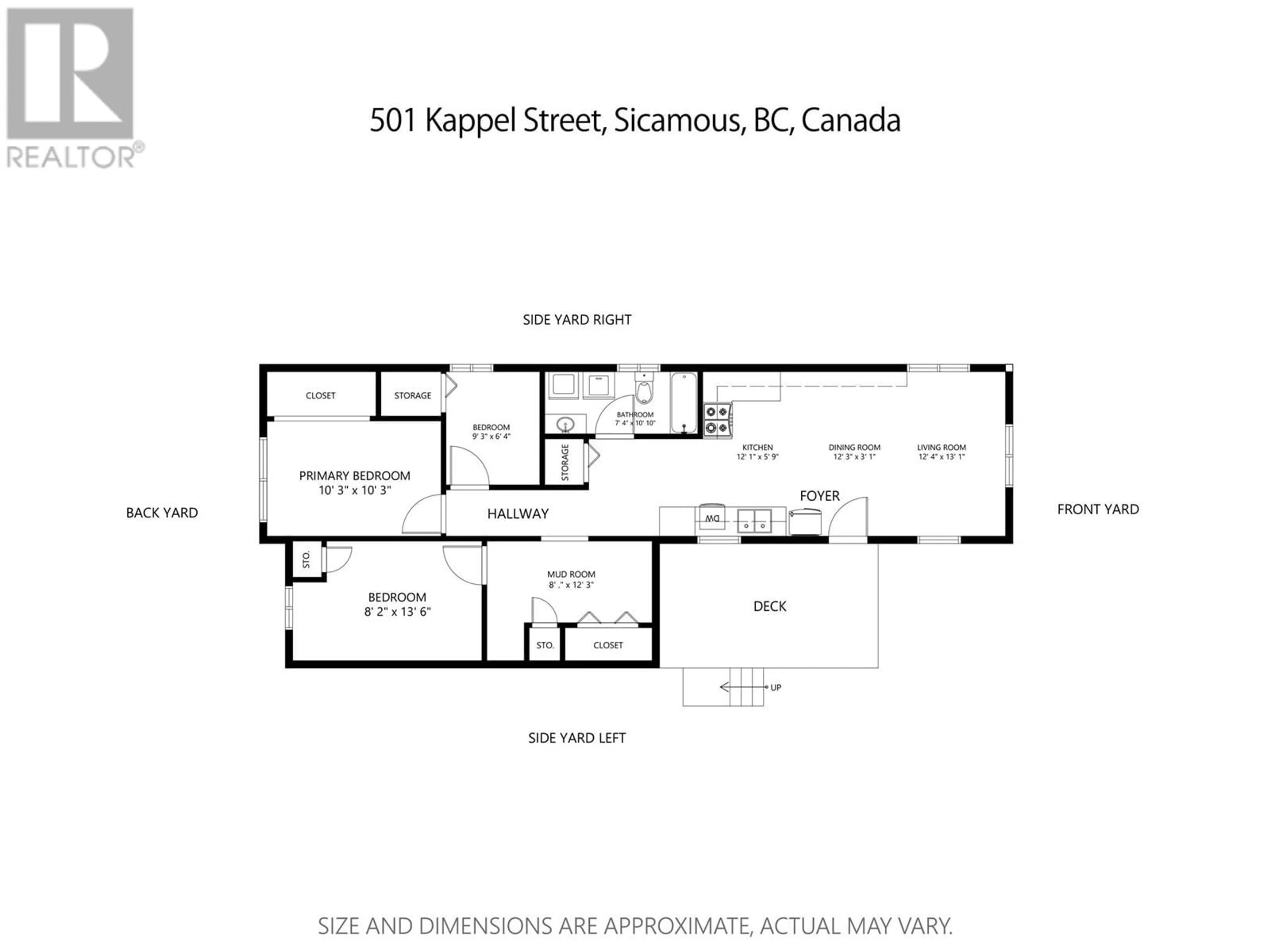 Floor plan for 501 Kappel Street Unit# #19, Sicamous British Columbia V0E2V1