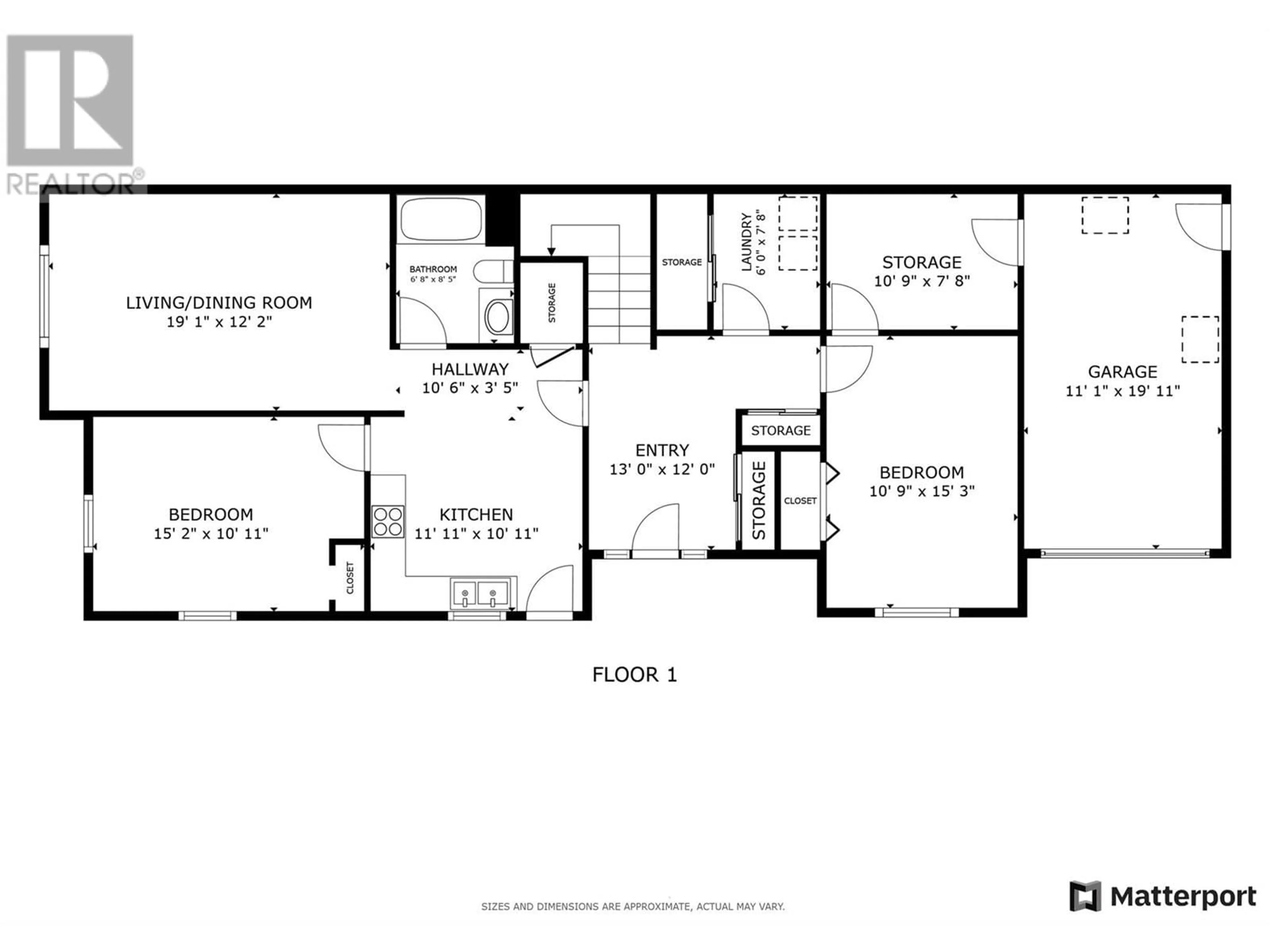 Floor plan for 526 Clayton Crescent, Kelowna British Columbia V1X7P3