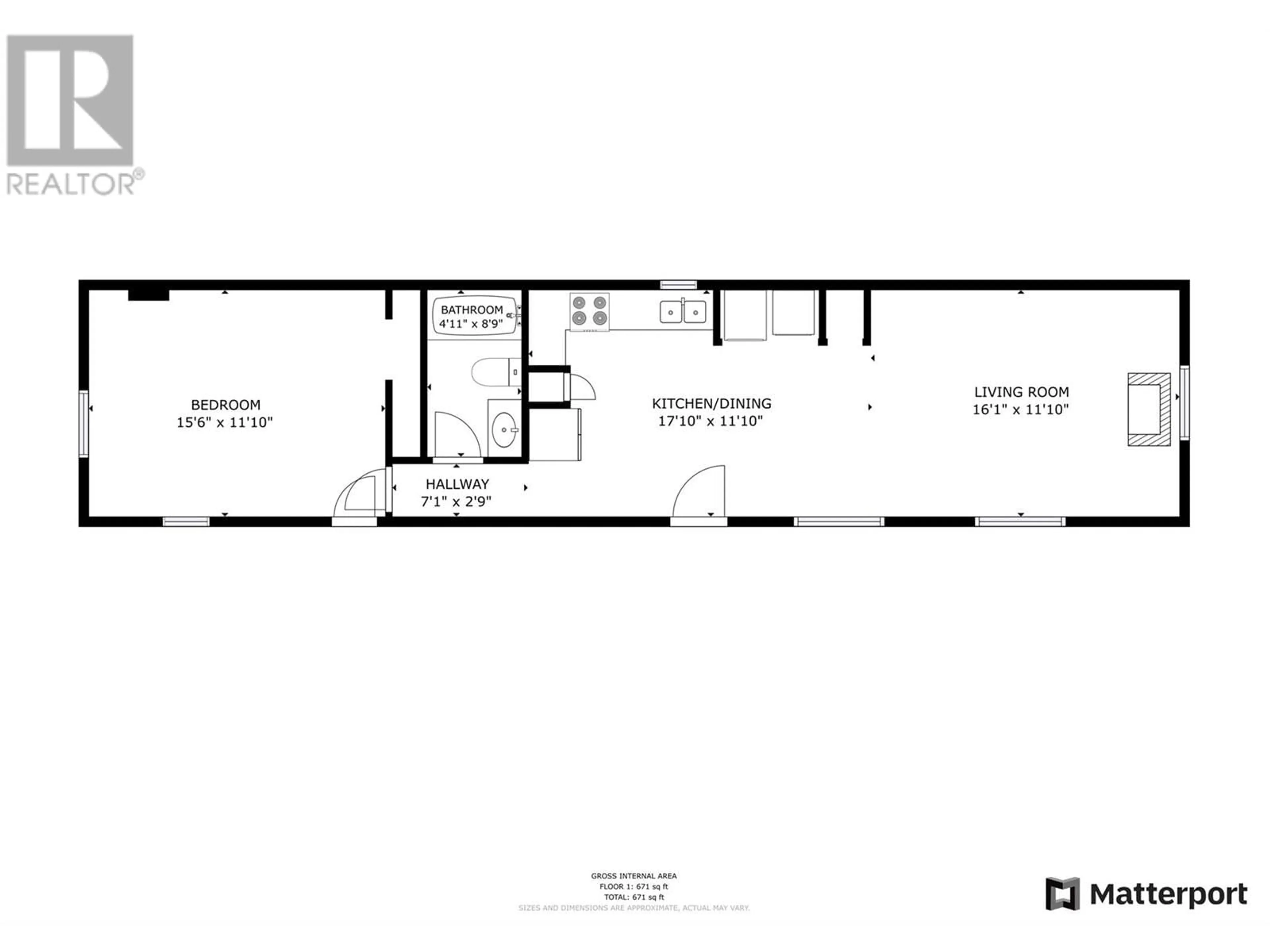 Floor plan for 2313 Shuswap Avenue Unit# 13, Lumby British Columbia V0E2G0