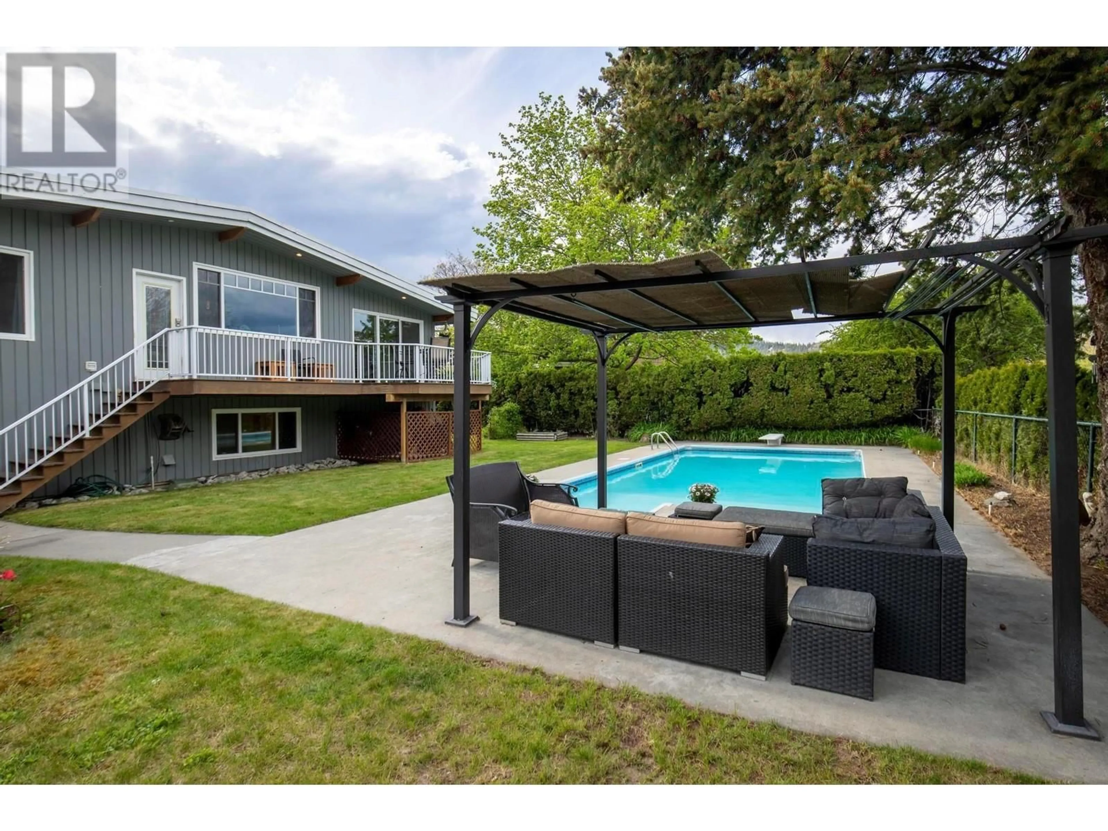 Patio, water/lake/river/ocean view for 990 Fairway Crescent, Kelowna British Columbia V1Y4S7