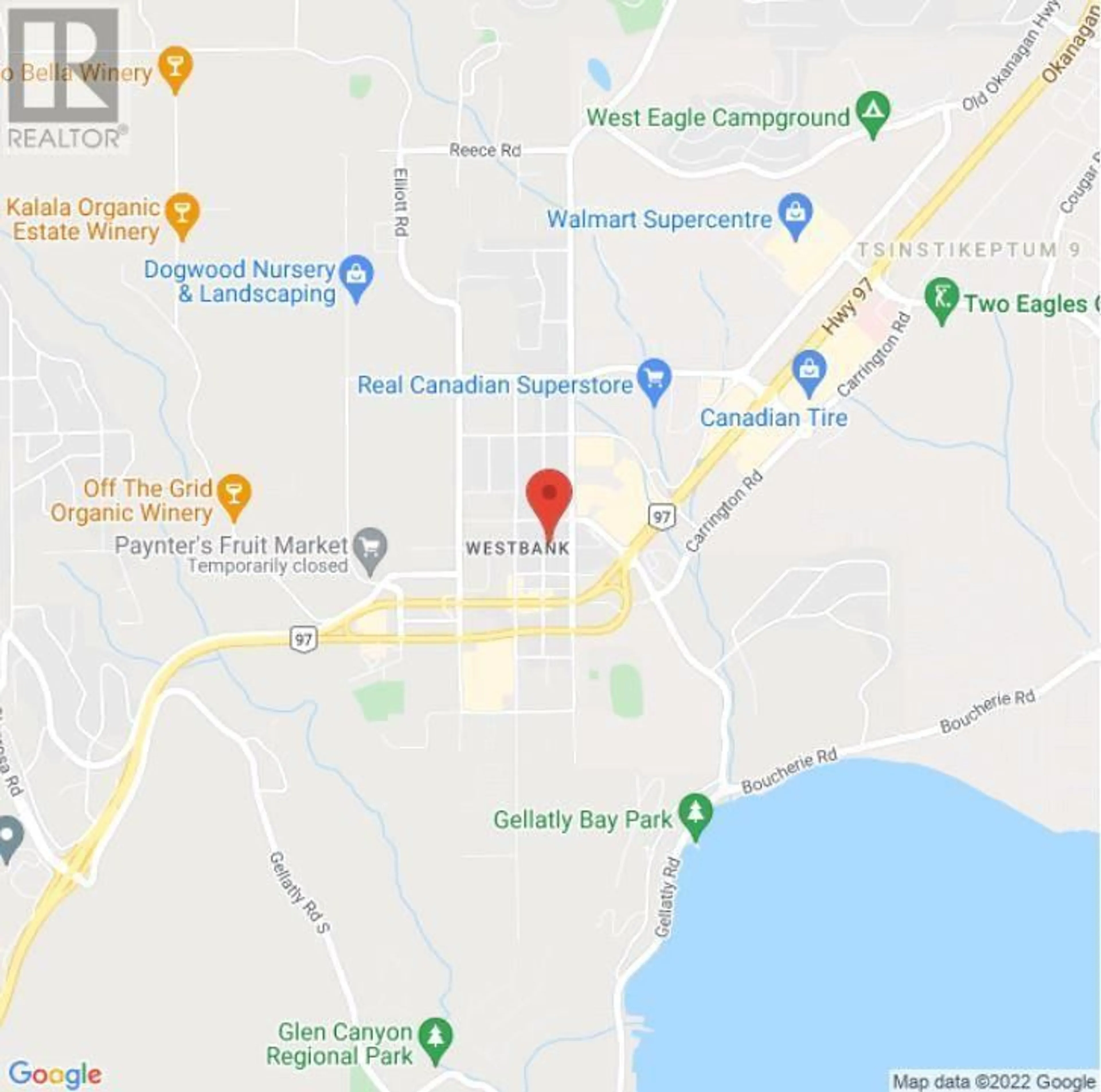 Picture of a map for 2436 Apollo Road, West Kelowna British Columbia V4T1P7