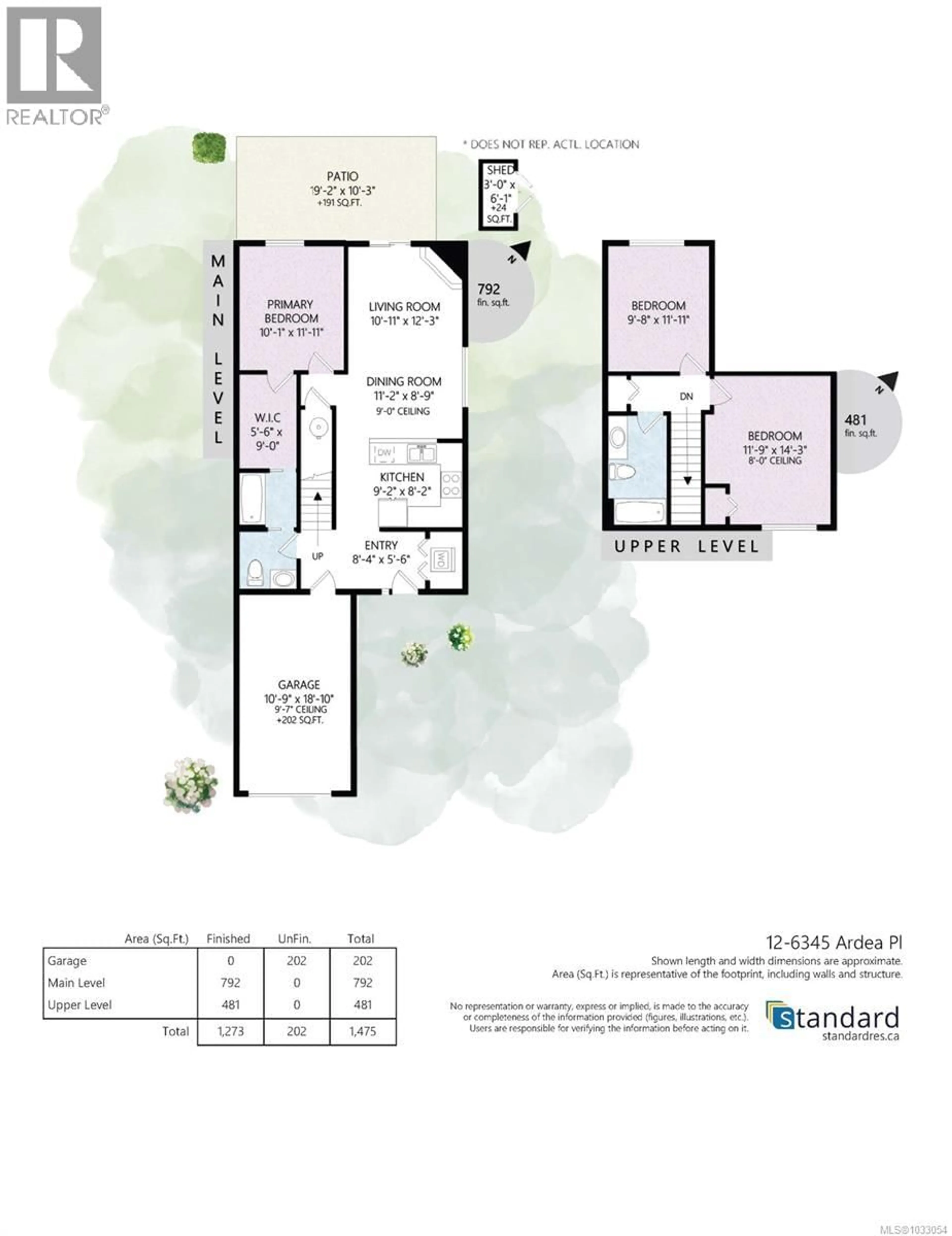 Floor plan for 12 - 6345 ARDEA PLACE, Duncan British Columbia V9L0E2