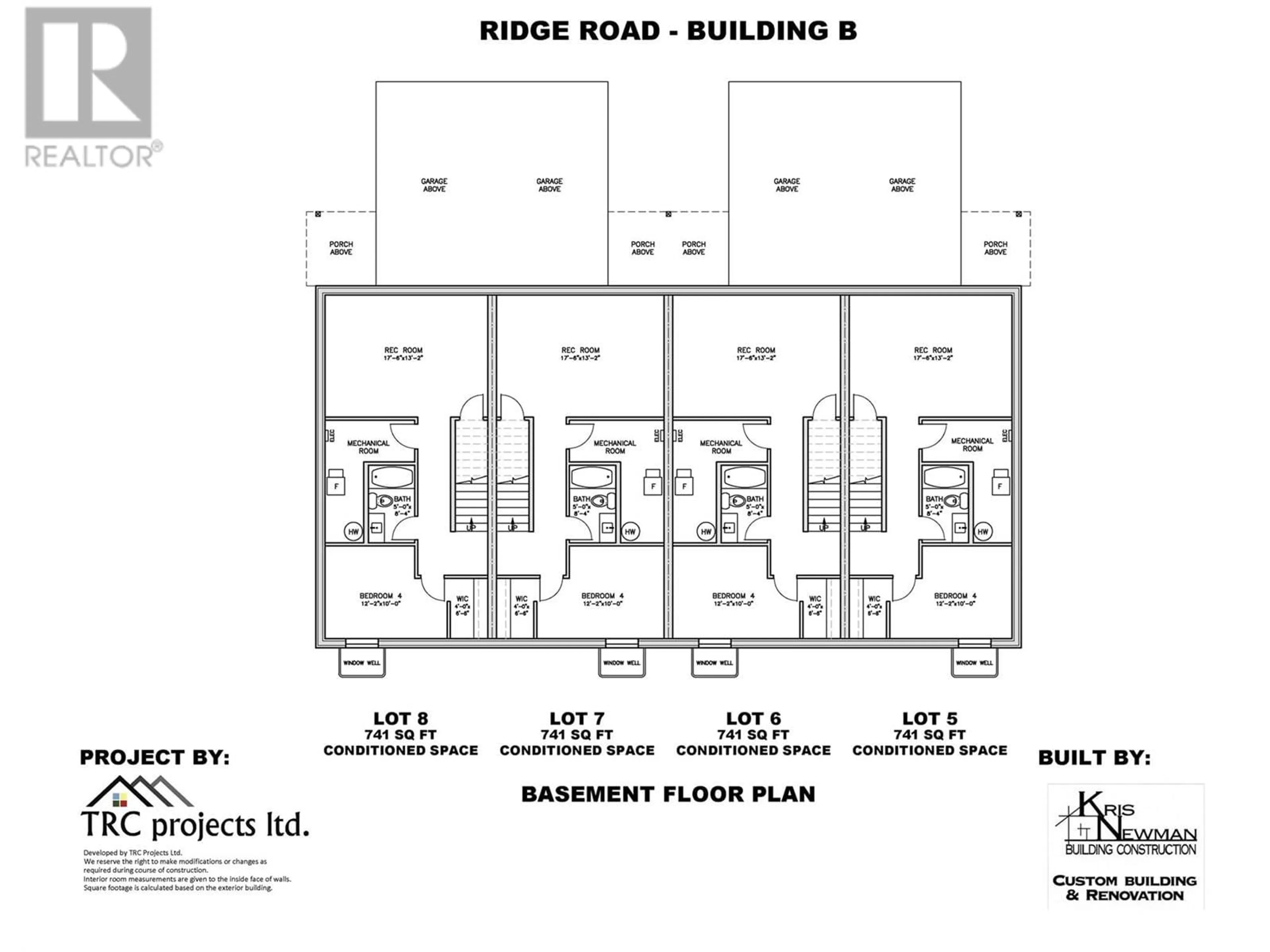 Floor plan for 4824 RIDGE Road Unit# 4, Radium Hot Springs British Columbia V0A1M0