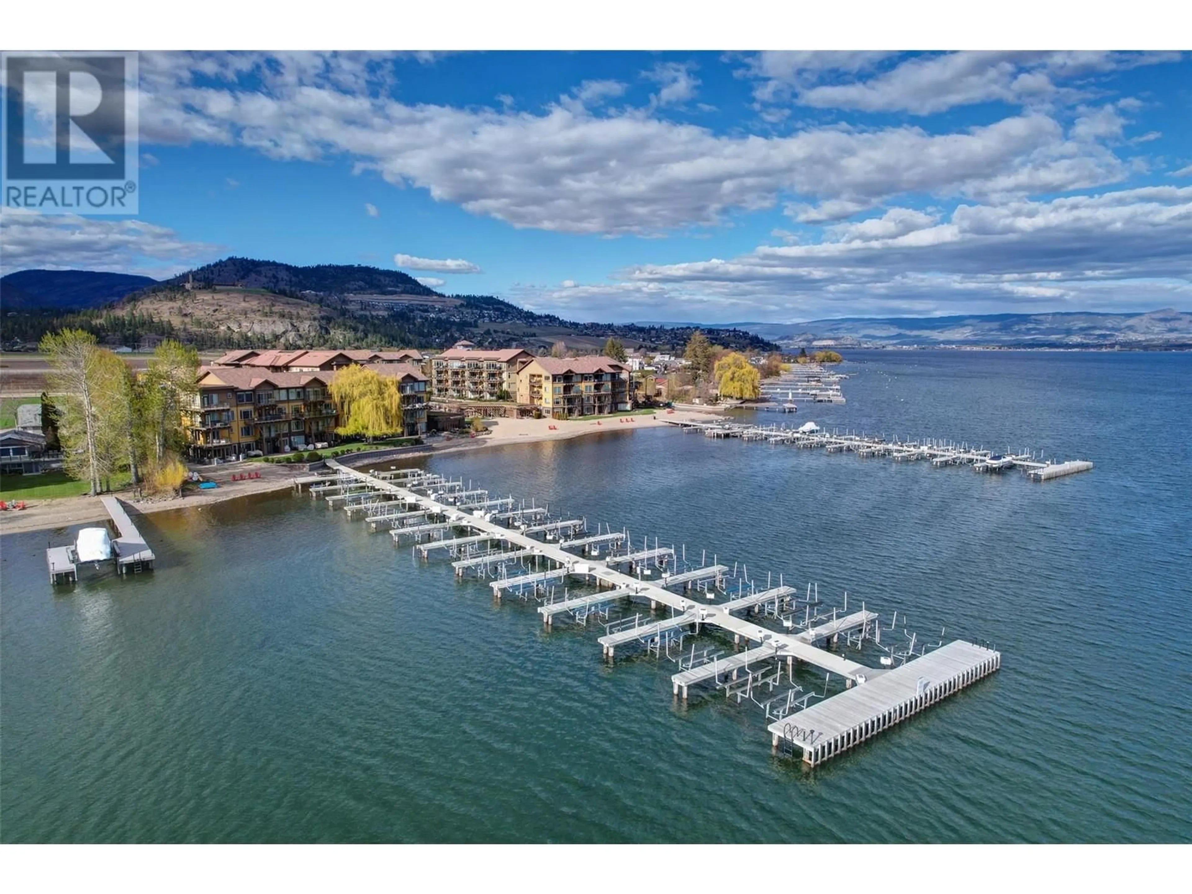 A pic from outside/outdoor area/front of a property/back of a property/a pic from drone, water/lake/river/ocean view for 4026 Pritchard Drive Unit# 6304, West Kelowna British Columbia V4T3E4