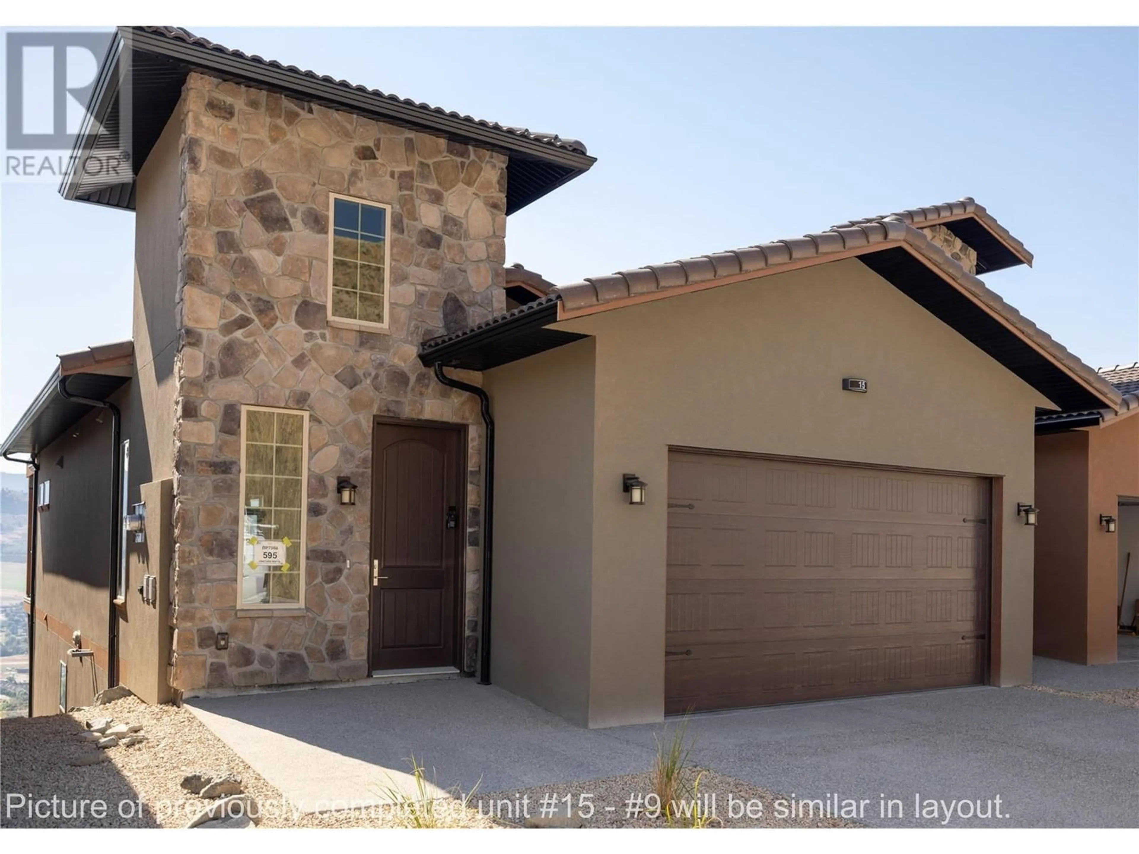 Home with brick exterior material, street for 9 - 595 VINEYARD WAY NORTH, Vernon British Columbia V1H2M2