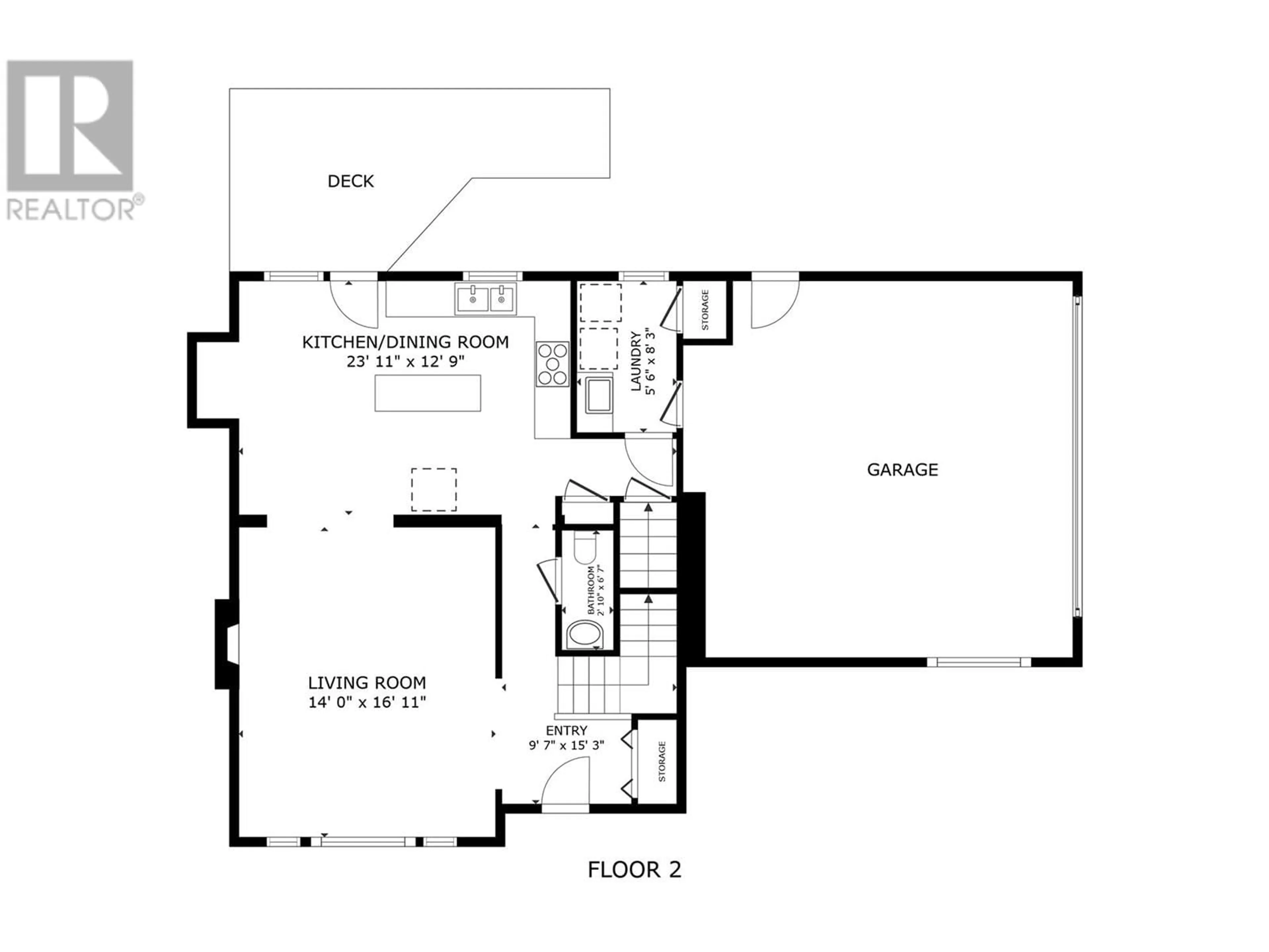 Floor plan for 4641 Crawford Court, Kelowna British Columbia V1W4N5