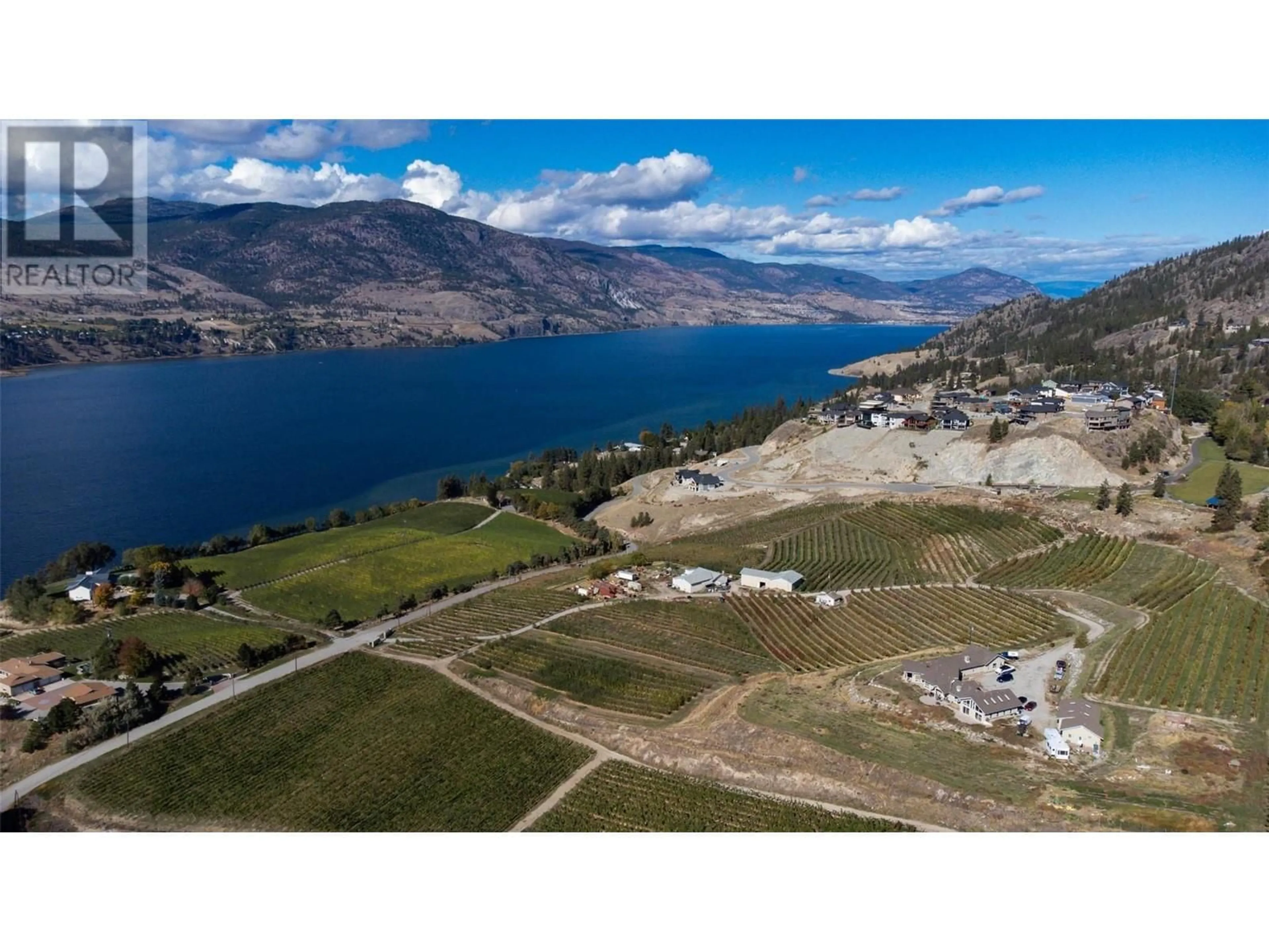 A pic from outside/outdoor area/front of a property/back of a property/a pic from drone, water/lake/river/ocean view for 385 MATHESON ROAD, Okanagan Falls British Columbia V0H1R5