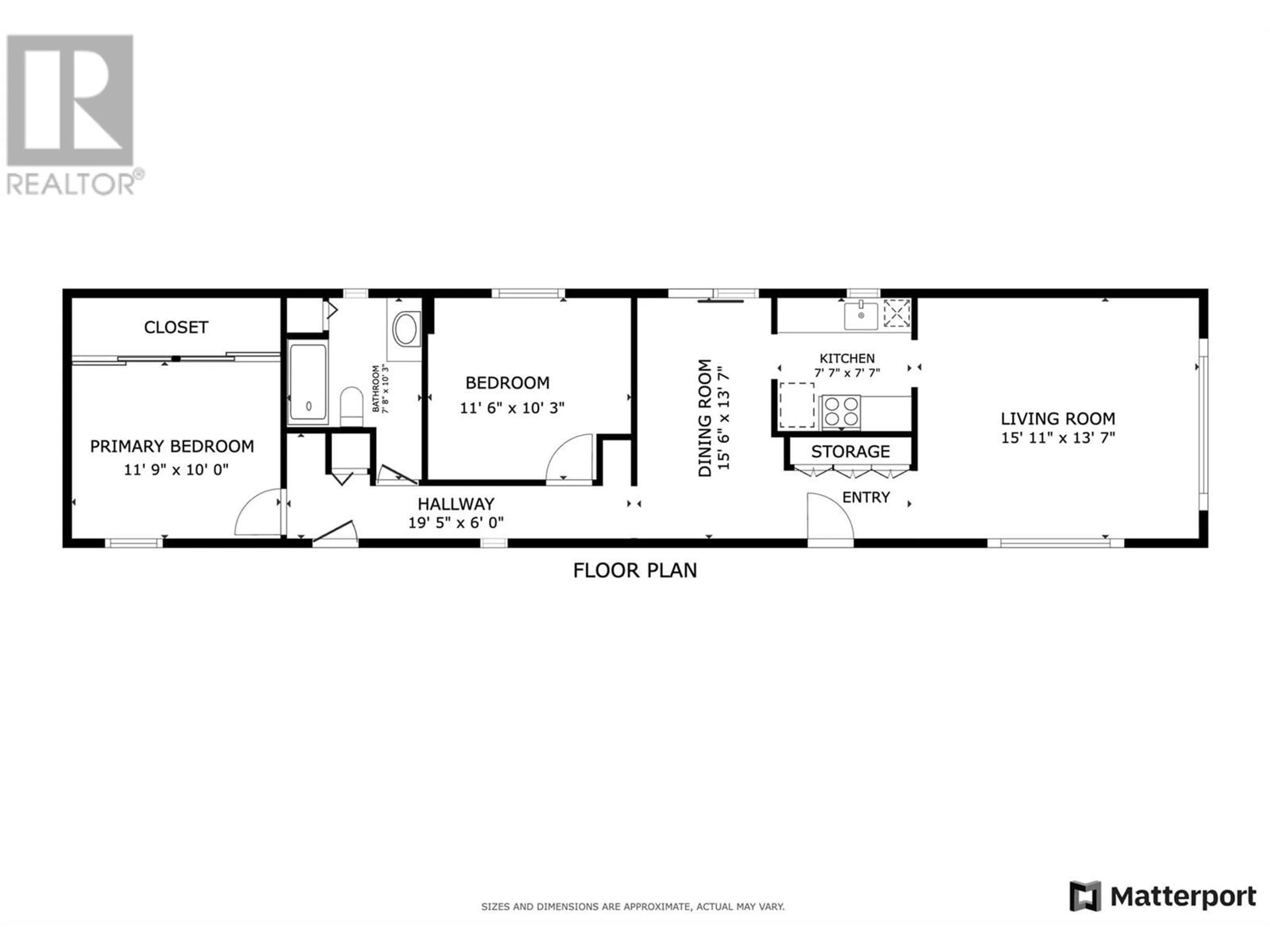 Floor plan for 15 - 3585 ELK ROAD, Westbank British Columbia V4T1R5