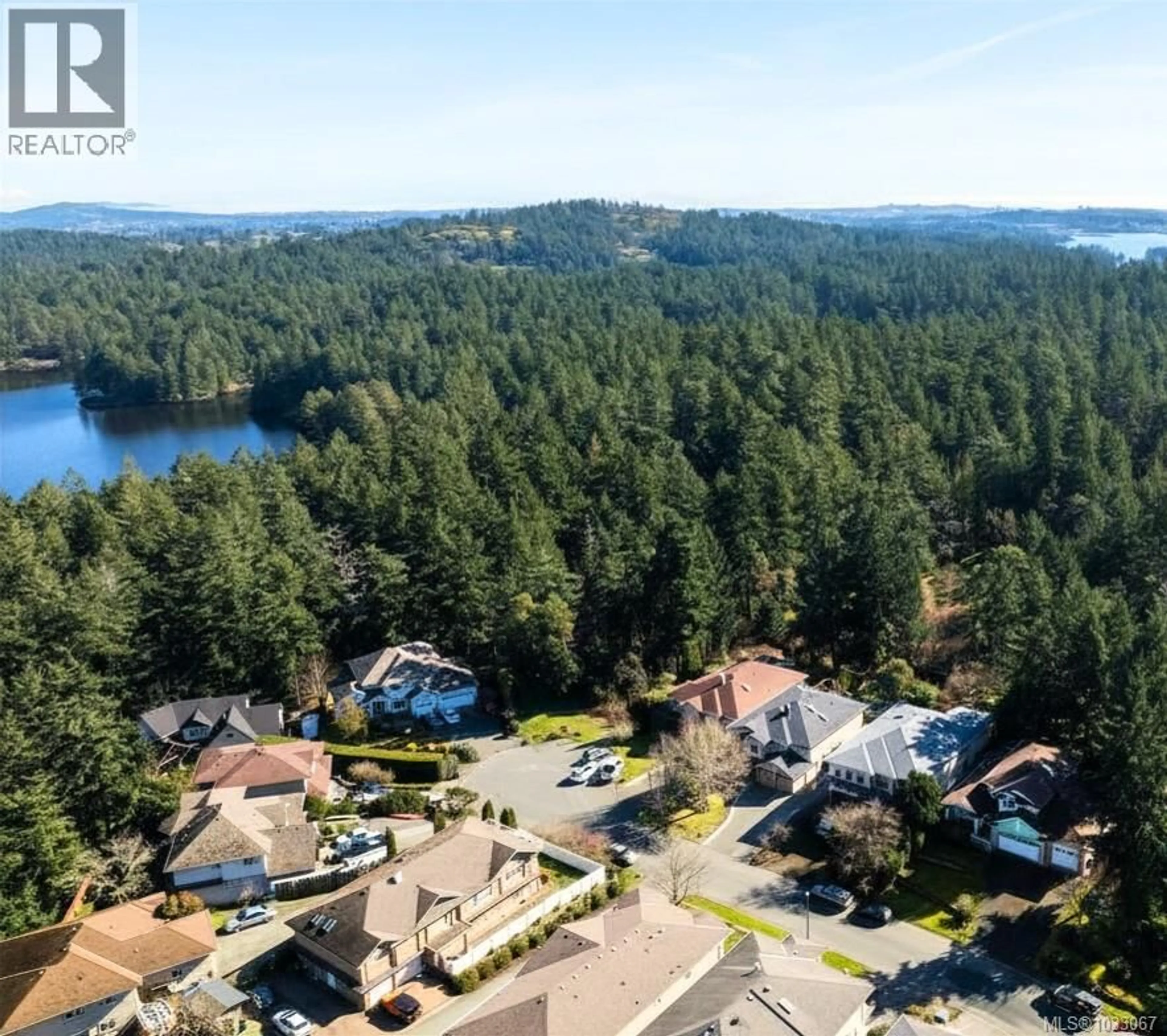 A pic from outside/outdoor area/front of a property/back of a property/a pic from drone, water/lake/river/ocean view for 2035 GOURMAN PLACE, Langford British Columbia V9B6A9