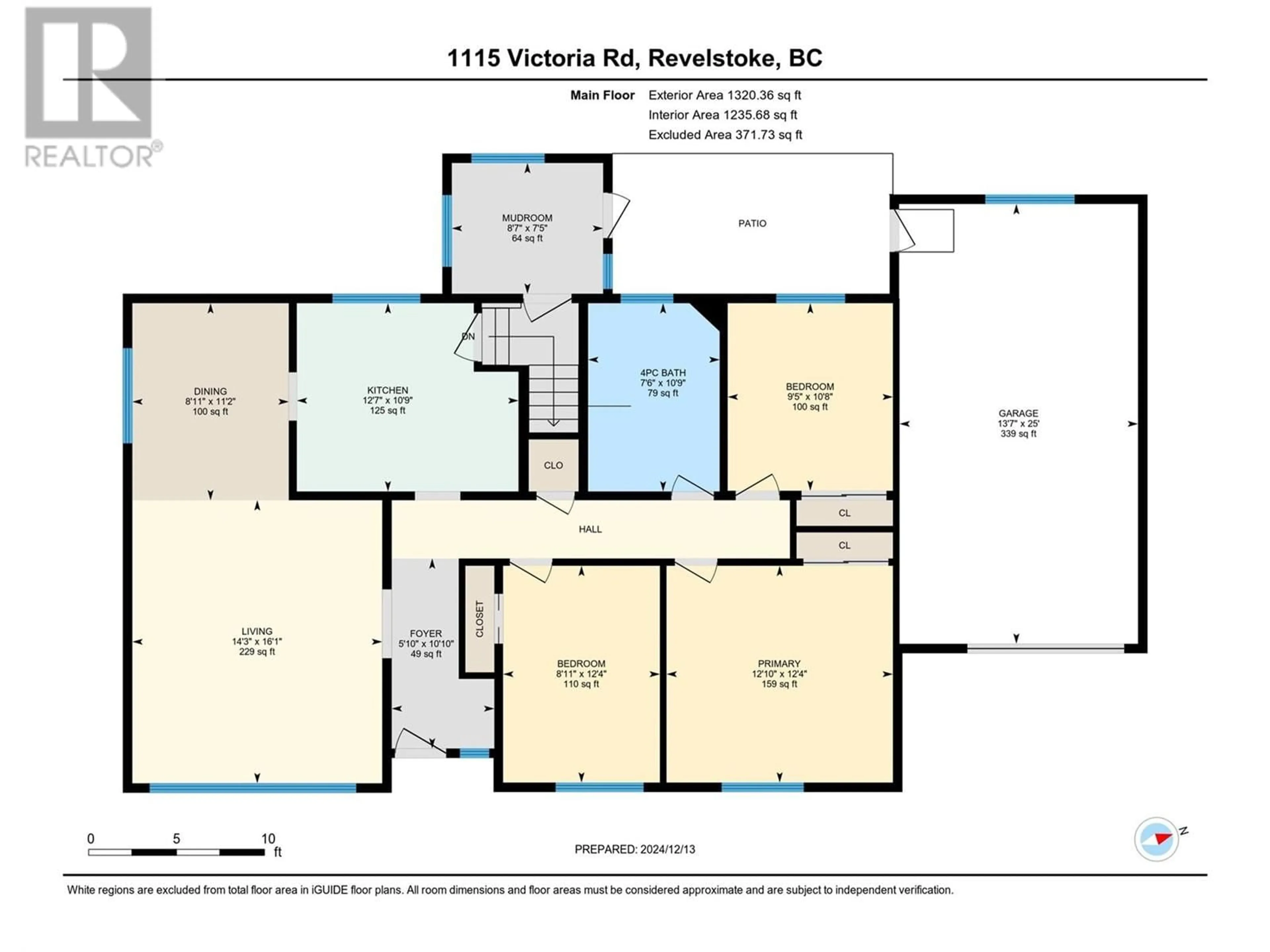 Floor plan for 1115 VICTORIA ROAD WEST, Revelstoke British Columbia V0E2S0