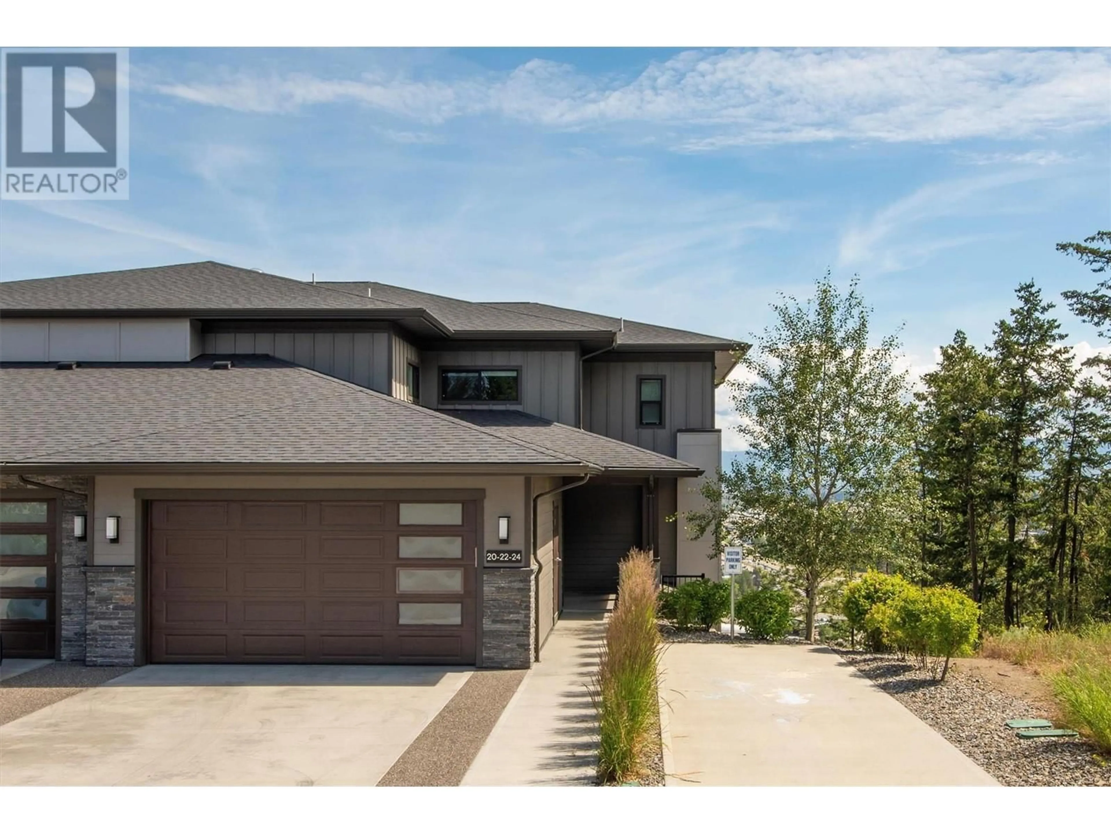 Home with brick exterior material, street for 2161 Upper Sundance Drive Unit# 20, West Kelowna British Columbia V4T3M9