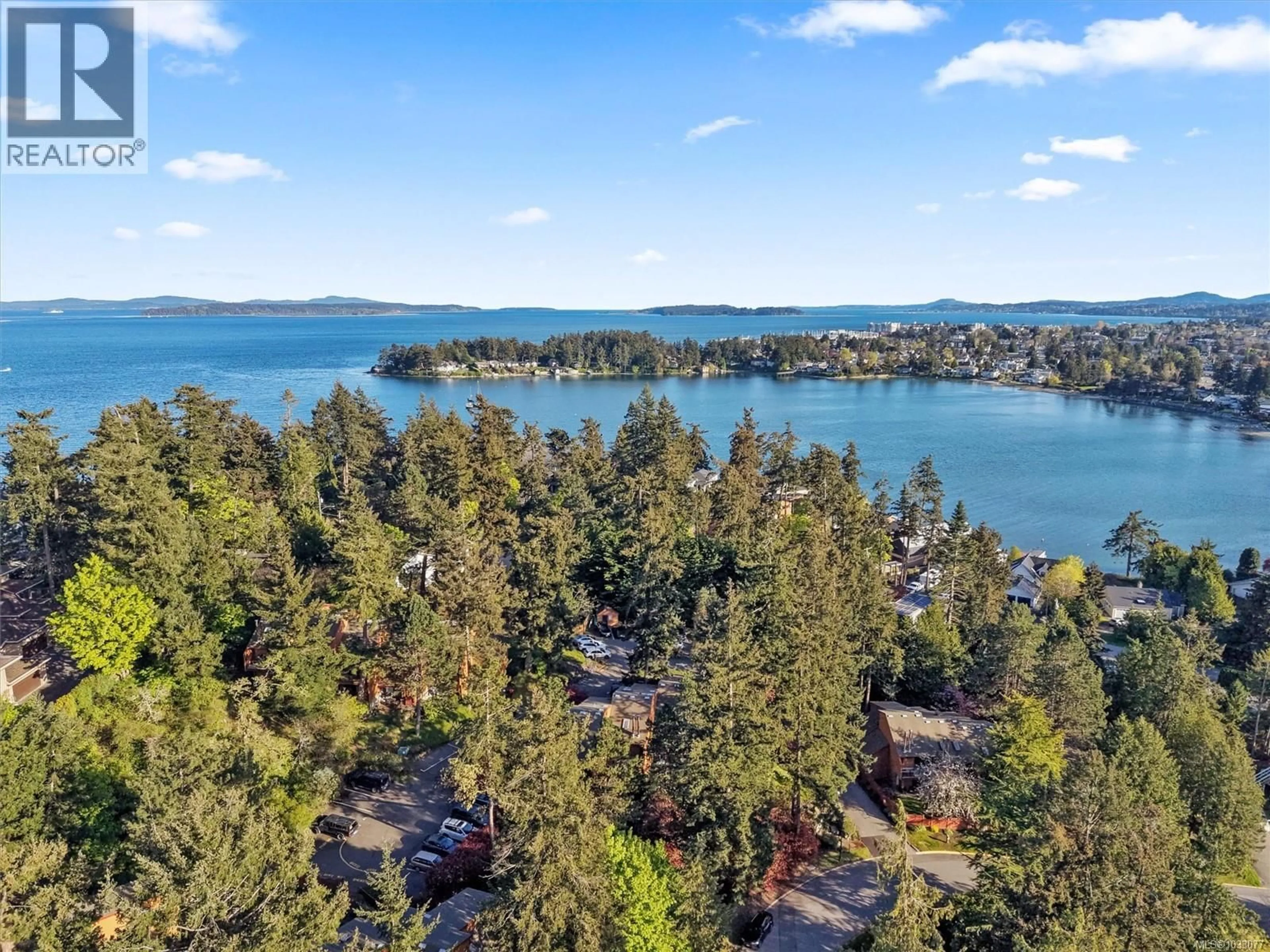 A pic from outside/outdoor area/front of a property/back of a property/a pic from drone, water/lake/river/ocean view for 205 - 2341 HARBOUR ROAD, Sidney British Columbia V8L3X8