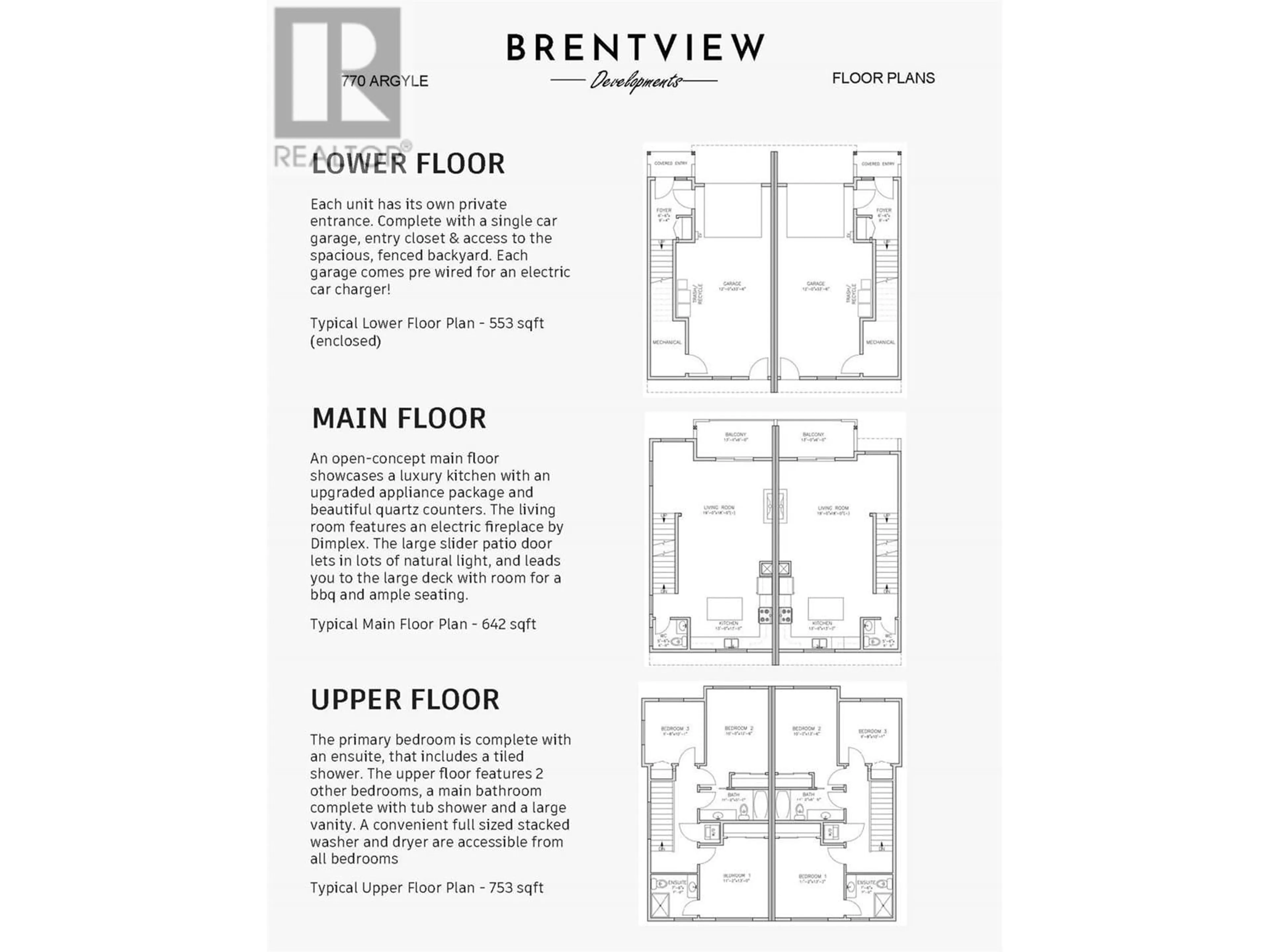 Floor plan for 770 Argyle Street Unit# 102, Penticton British Columbia V2A5N7