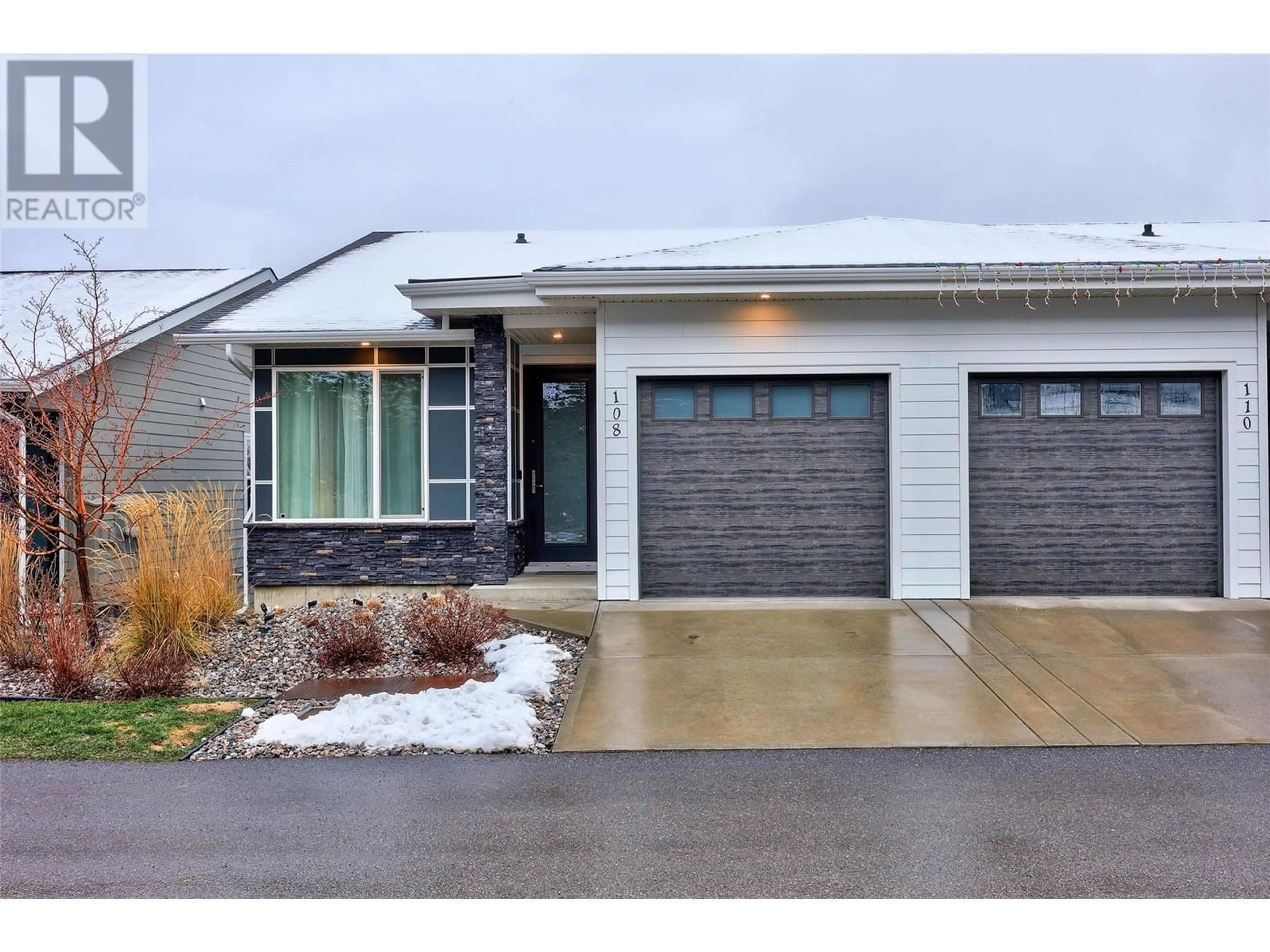 Home with brick exterior material, street for 2045 Stagecoach Drive Unit# 108, Kamloops British Columbia V2B0H8