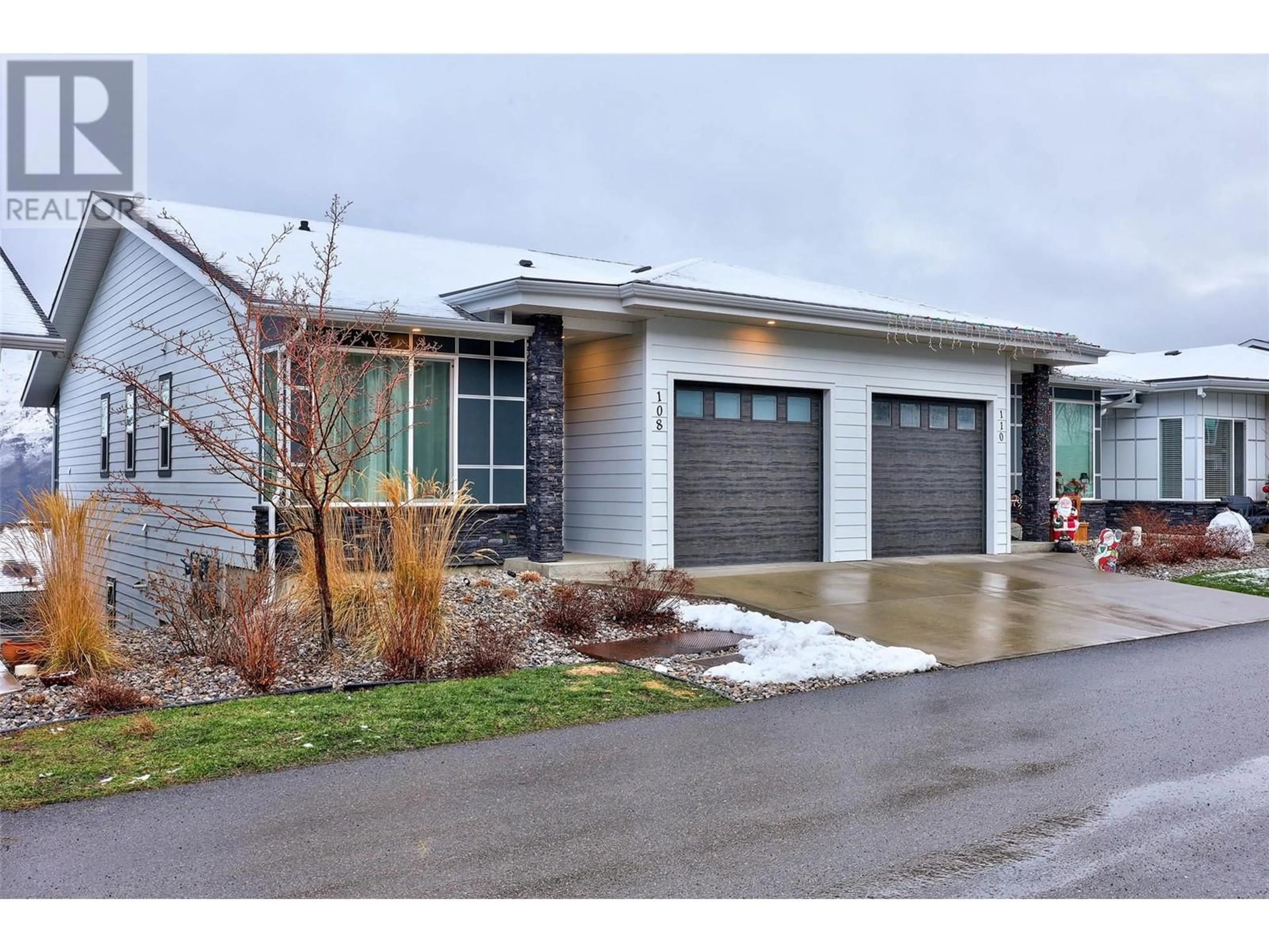 Home with brick exterior material, street for 2045 Stagecoach Drive Unit# 108, Kamloops British Columbia V2B0H8