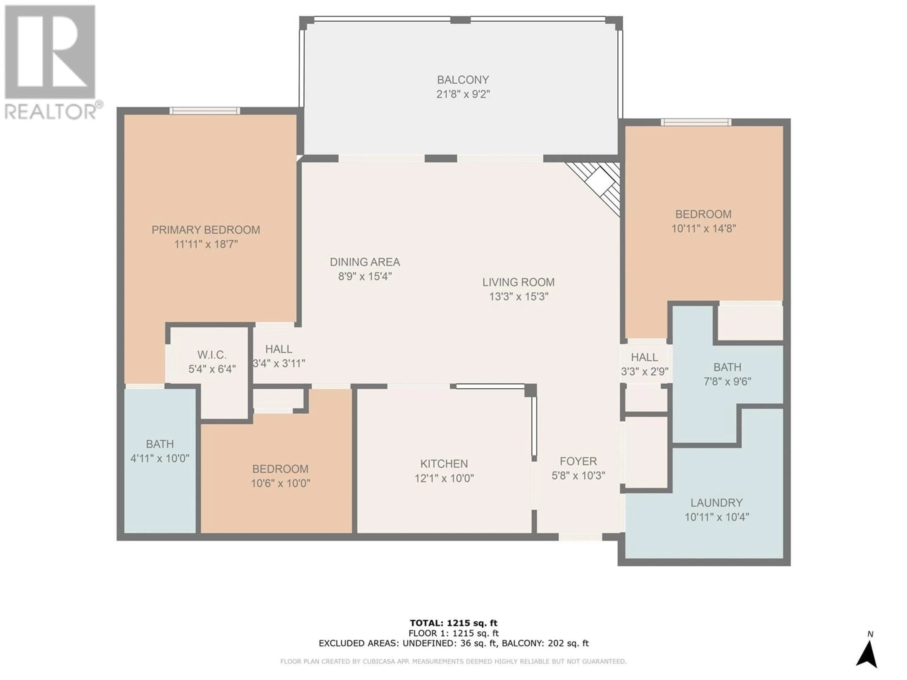 Floor plan for 605 - 1967 UNDERHILL STREET, Kelowna British Columbia V1X8C9