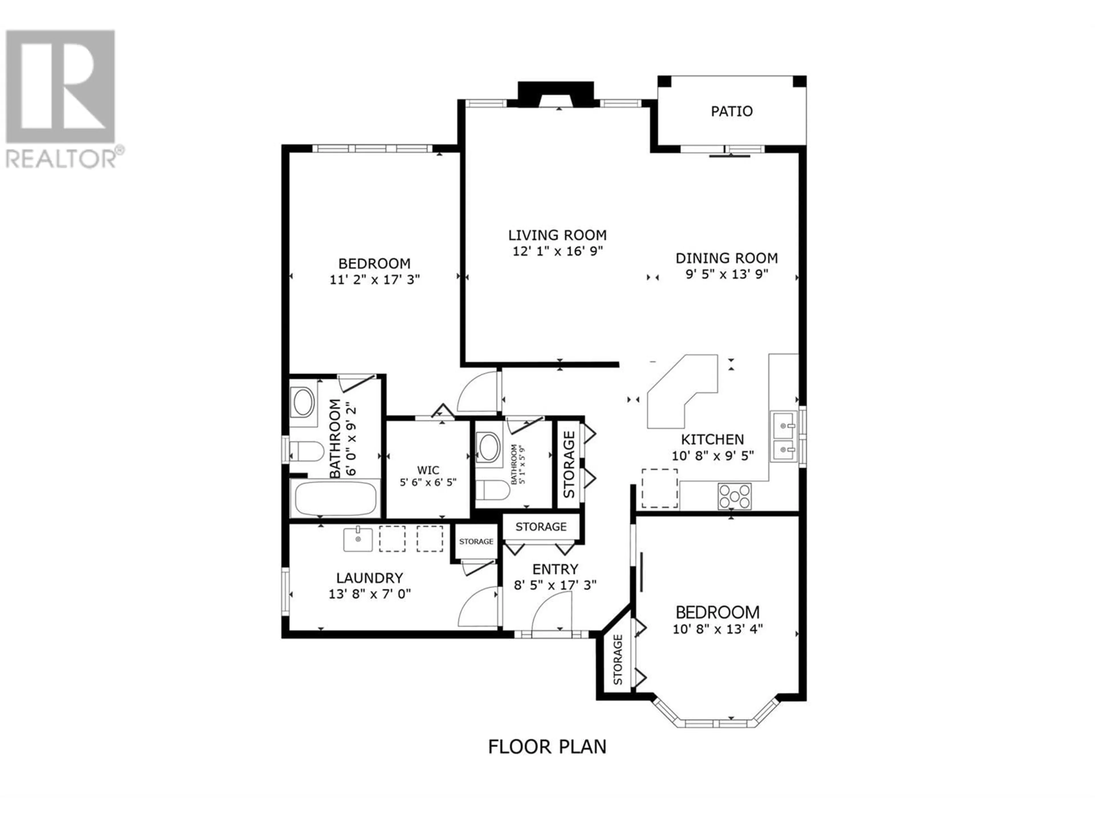 Floor plan for 162 - 550 YATES ROAD, Kelowna British Columbia V1V1Z4