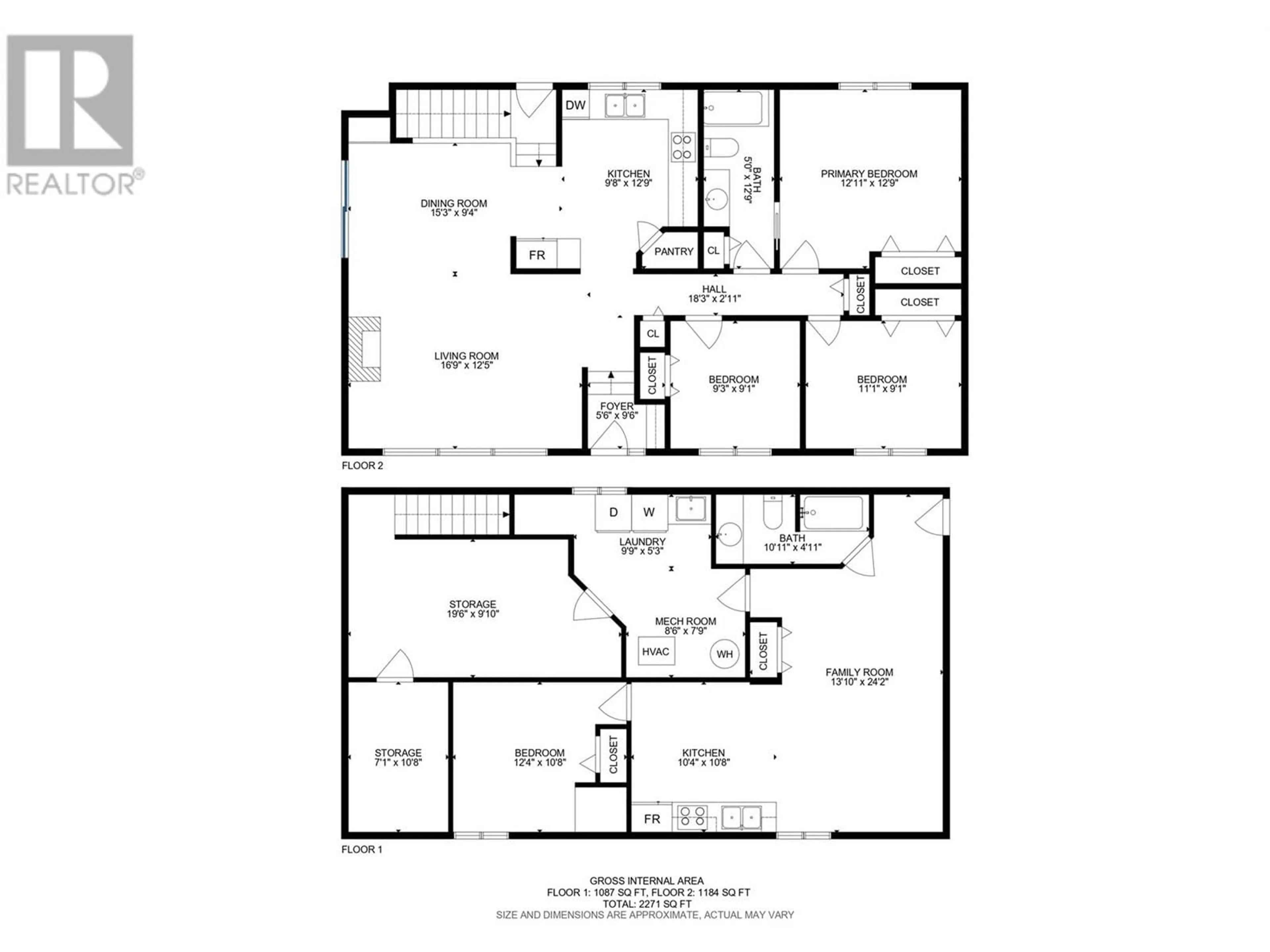 Floor plan for 615 Stansfield Road, Kamloops British Columbia V2B6M2