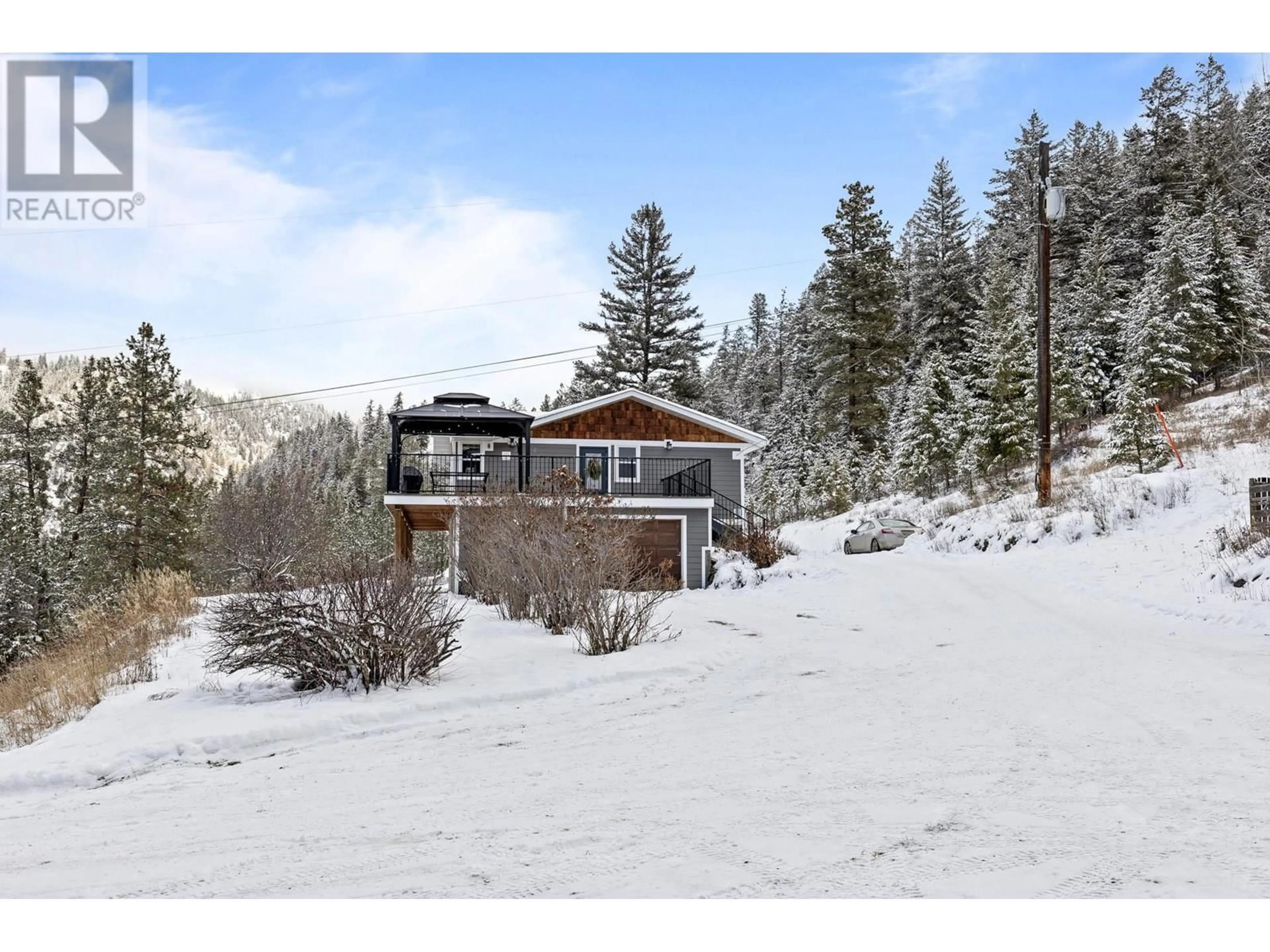 A pic from outside/outdoor area/front of a property/back of a property/a pic from drone, unknown for 441 DARCY MOUNTAIN ROAD, Princeton British Columbia V0X1W0