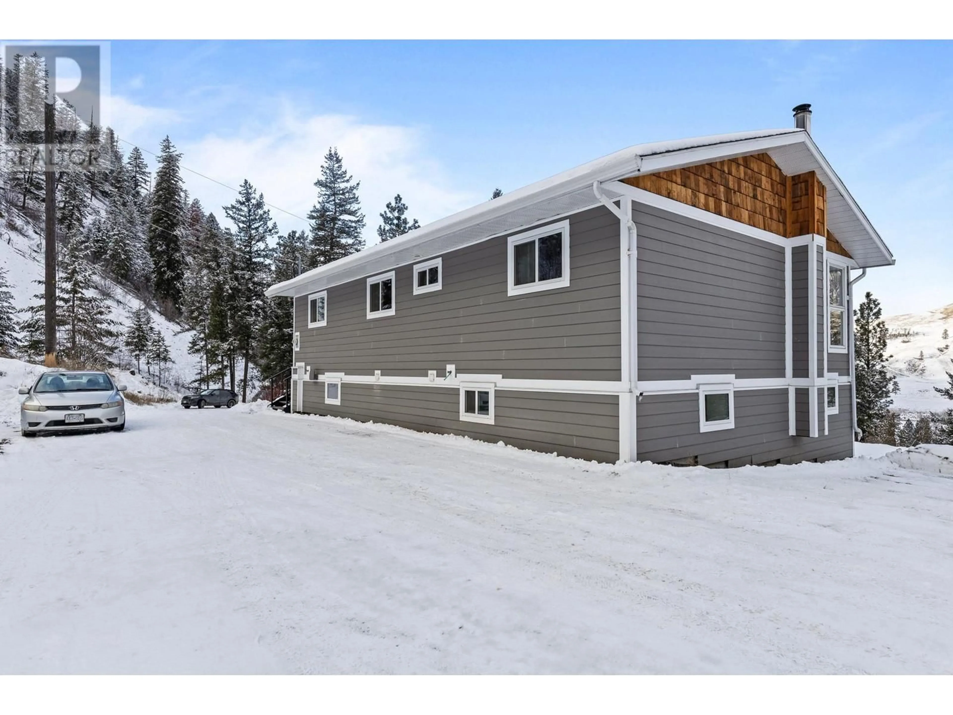 A pic from outside/outdoor area/front of a property/back of a property/a pic from drone, building for 441 DARCY MOUNTAIN ROAD, Princeton British Columbia V0X1W0