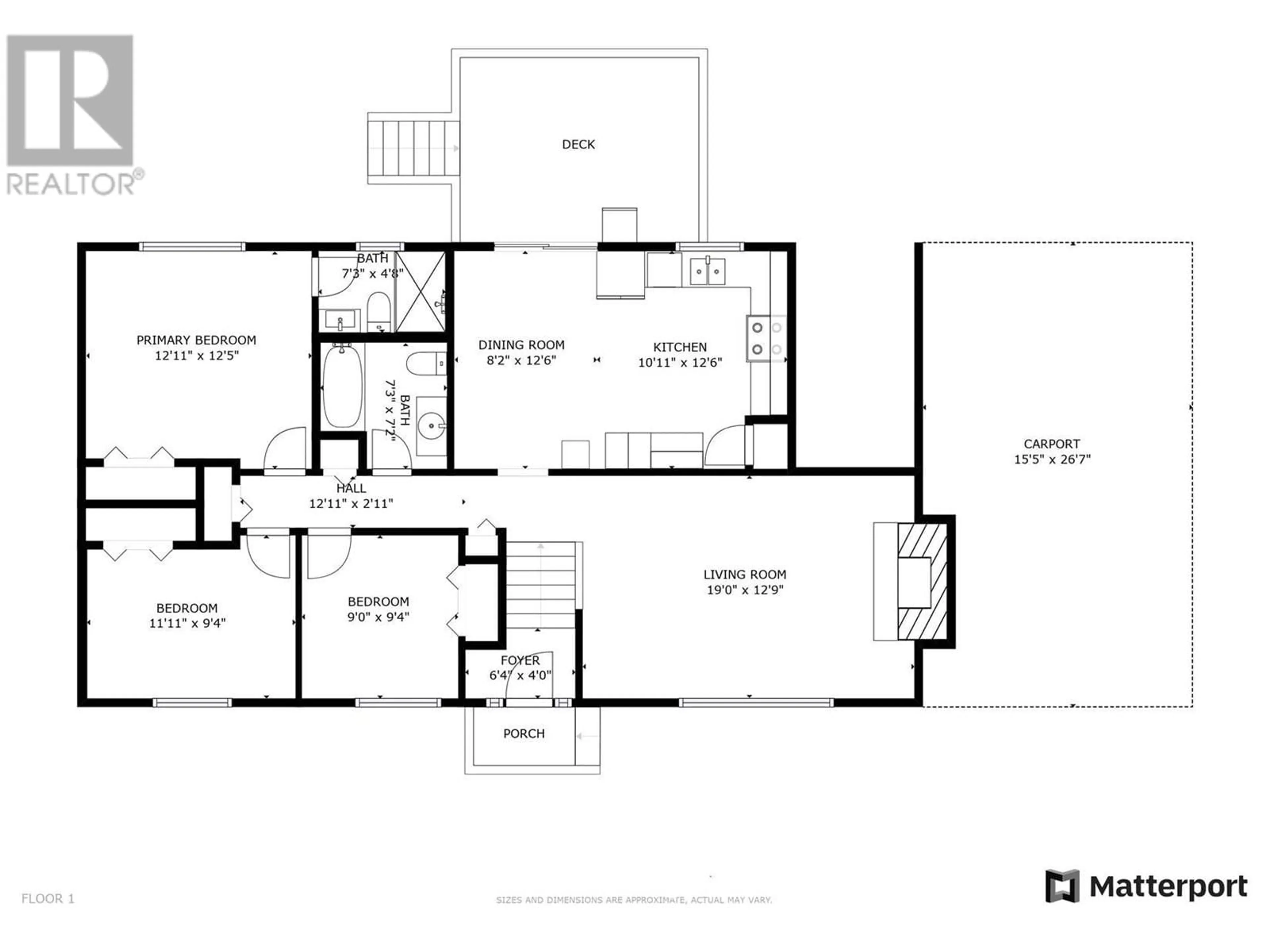 Floor plan for 4493 Wasilow Road, Kelowna British Columbia V1W1R7