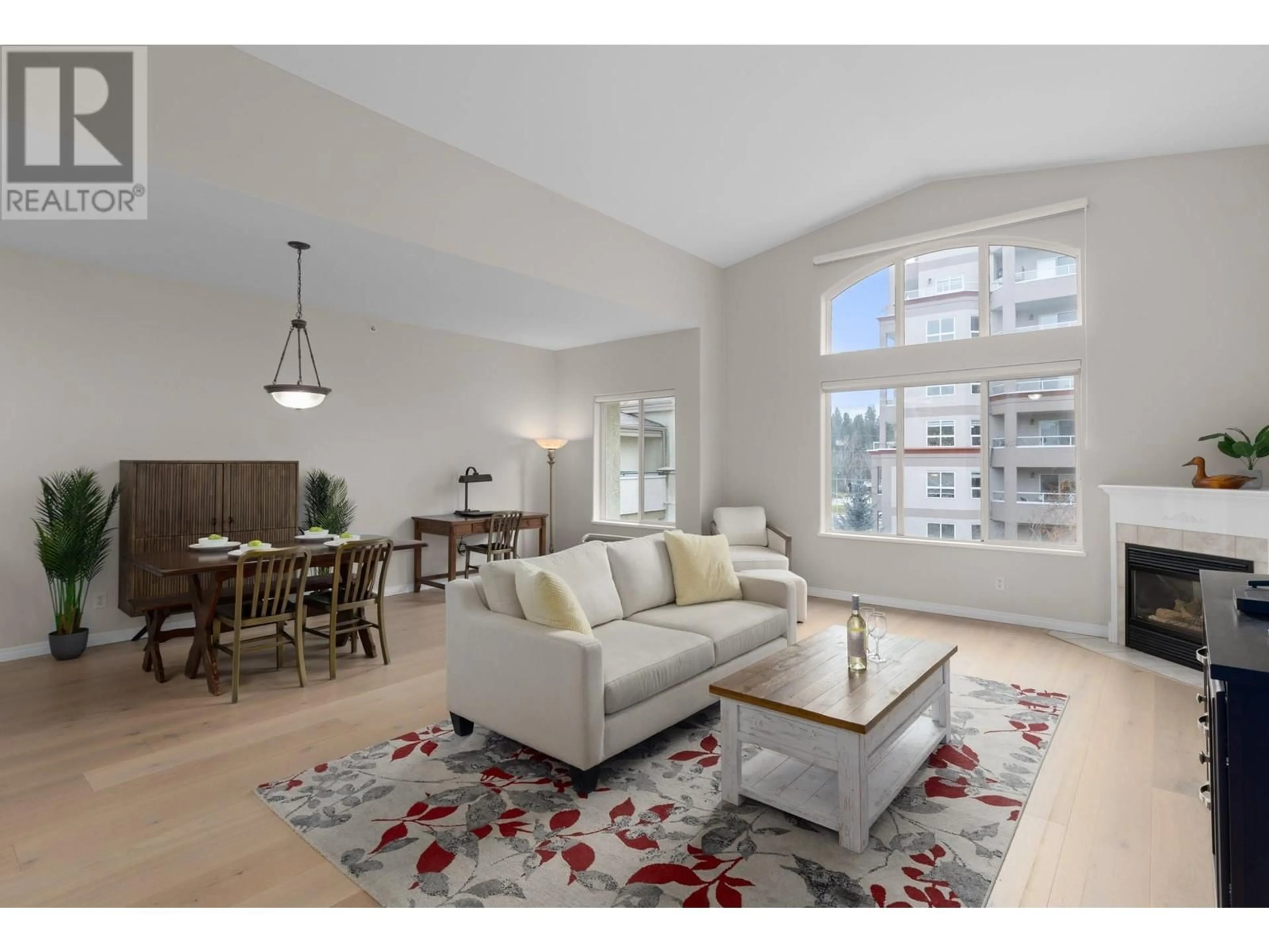 Living room with furniture, unknown for 1950 Durnin Road Unit# 408, Kelowna British Columbia V1X7W6