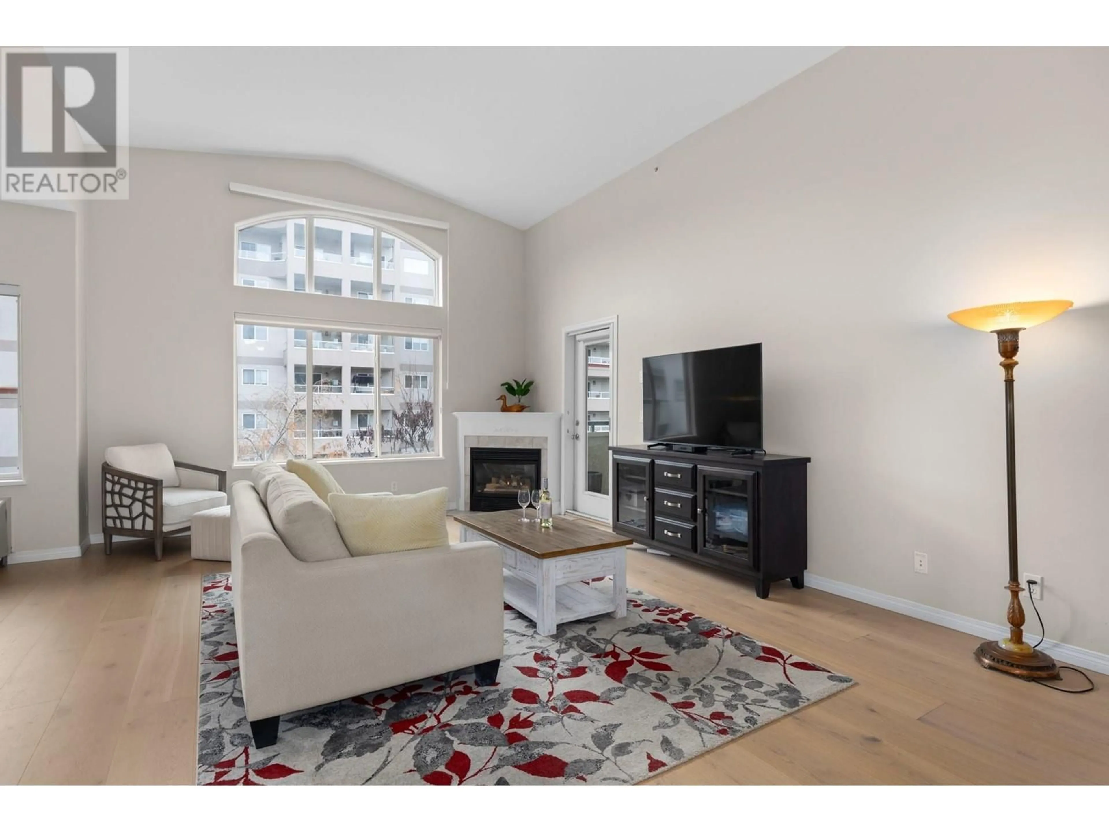 Living room with furniture, unknown for 1950 Durnin Road Unit# 408, Kelowna British Columbia V1X7W6