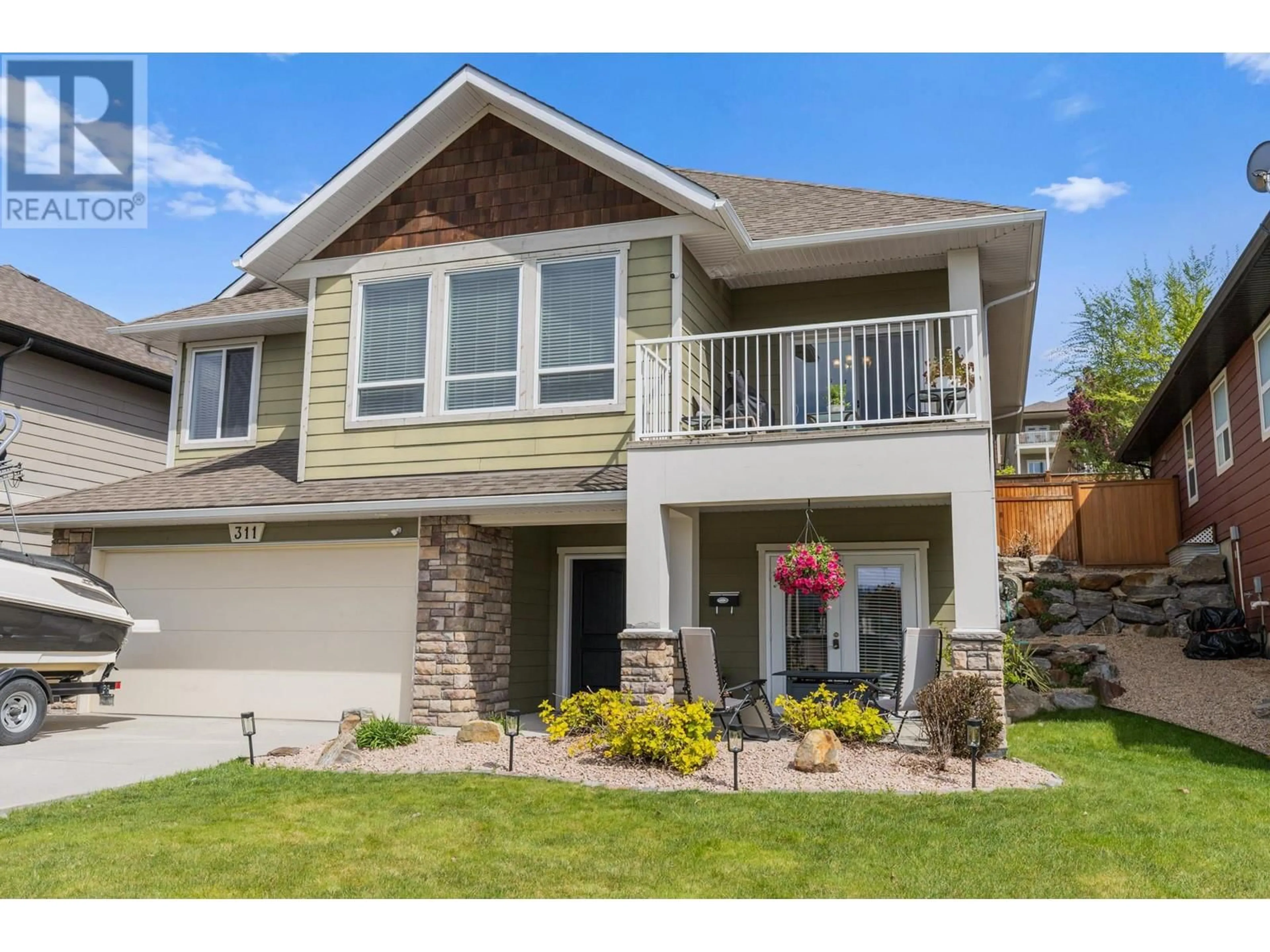 Home with vinyl exterior material, unknown for 311 POONIAN STREET, Kelowna British Columbia V1X8C3
