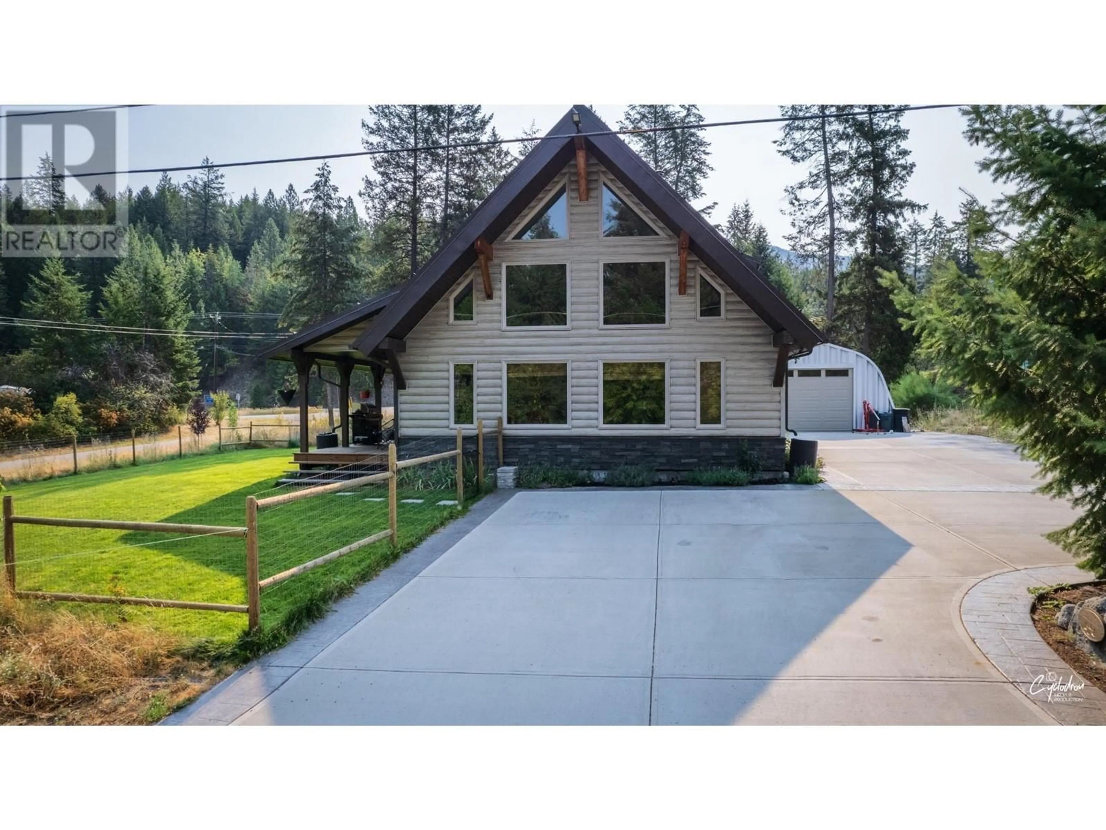 Home with vinyl exterior material, mountain view for 2111 DUNN Road, Christina Lake British Columbia V0H1E2