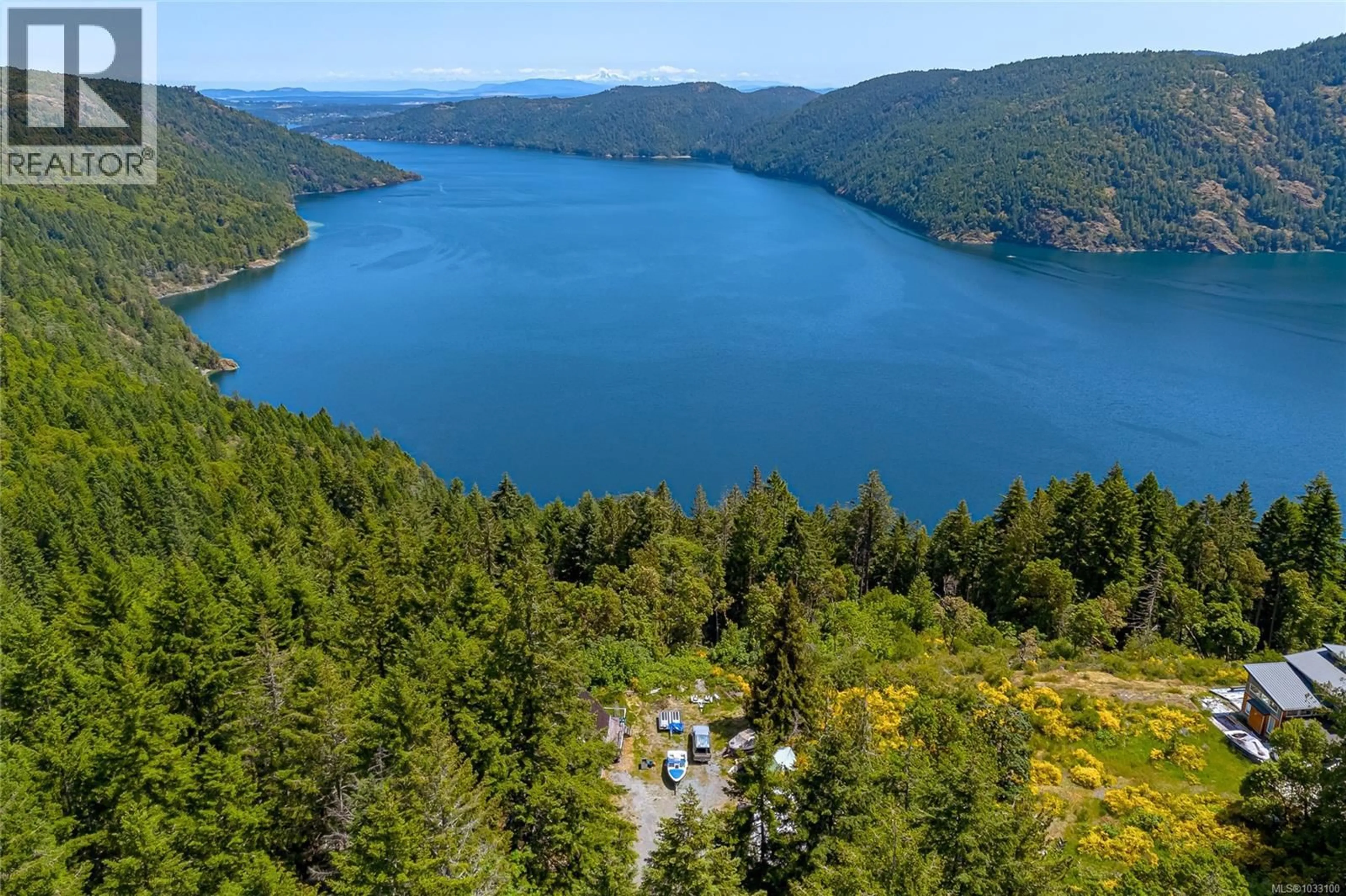 A pic from outside/outdoor area/front of a property/back of a property/a pic from drone, water/lake/river/ocean view for 367 MCCURDY DRIVE, Malahat British Columbia V0R2L0
